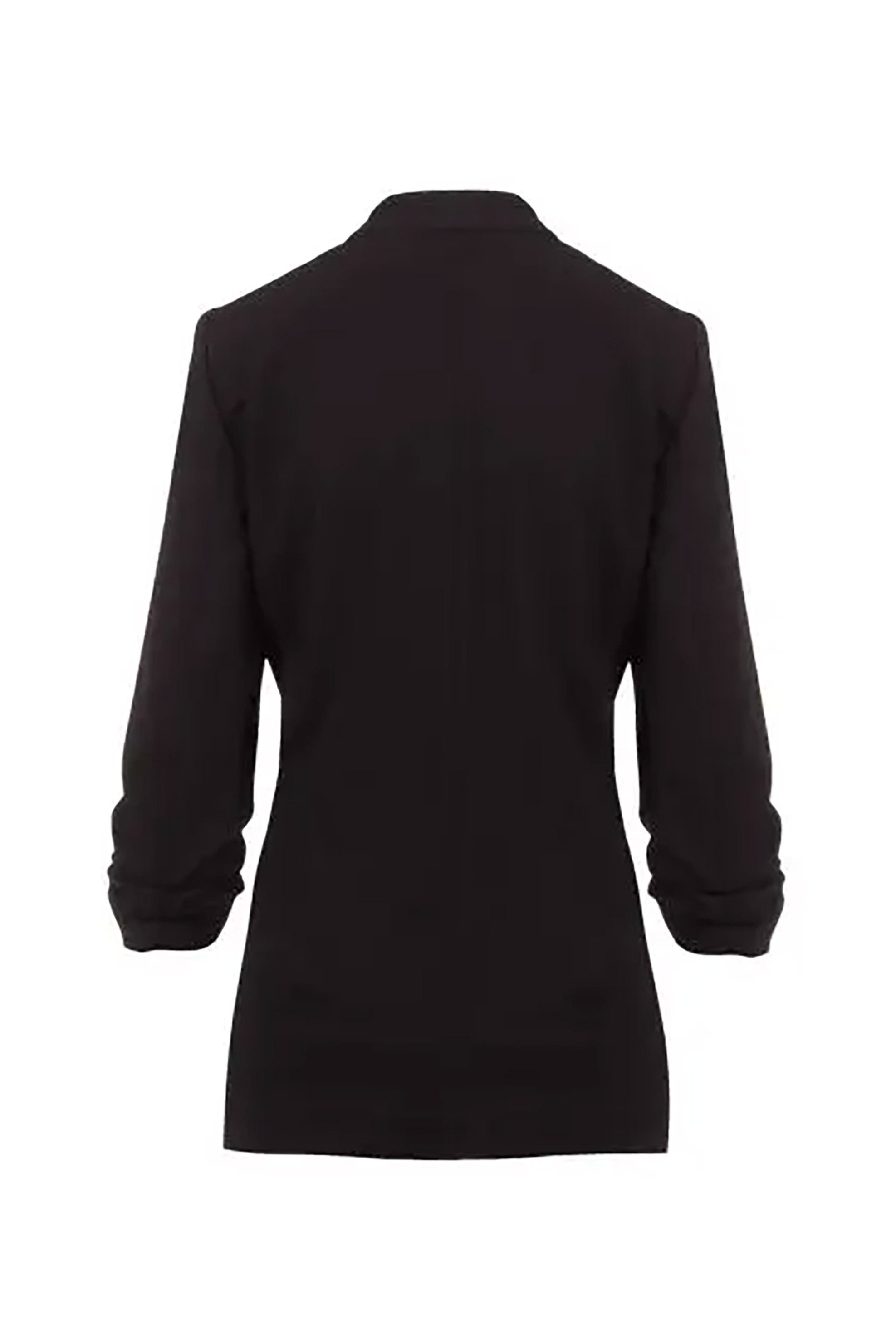 Dkny Γυναικείο Σακάκι Μονόχρωμο Regular Fit - P9Rcaawi Μαύρο