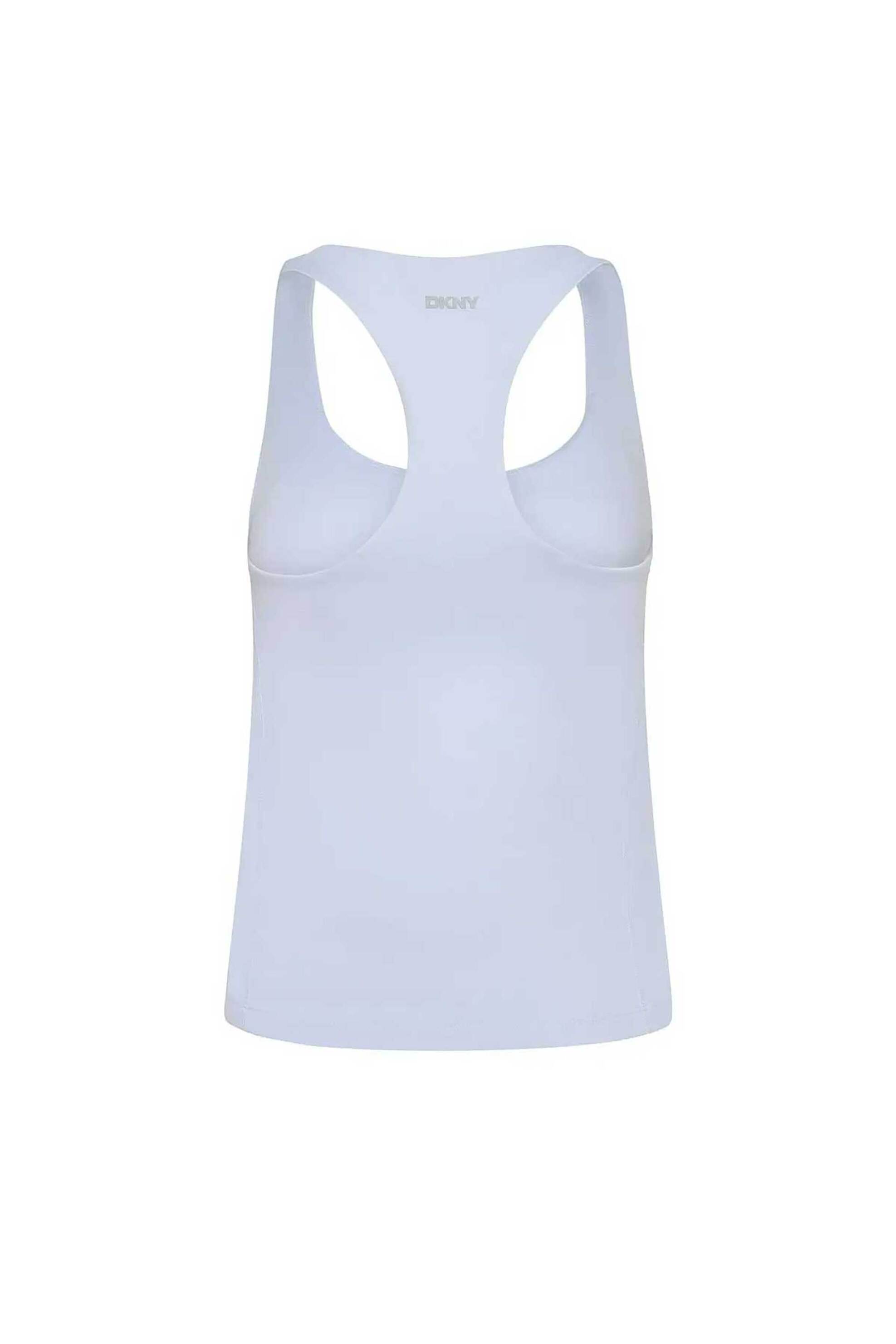 DKNY DKNY γυναικεία αμάνικη αθλητική μπλούζα με λογότυπο - DP5T1131 Γαλάζιο - 2