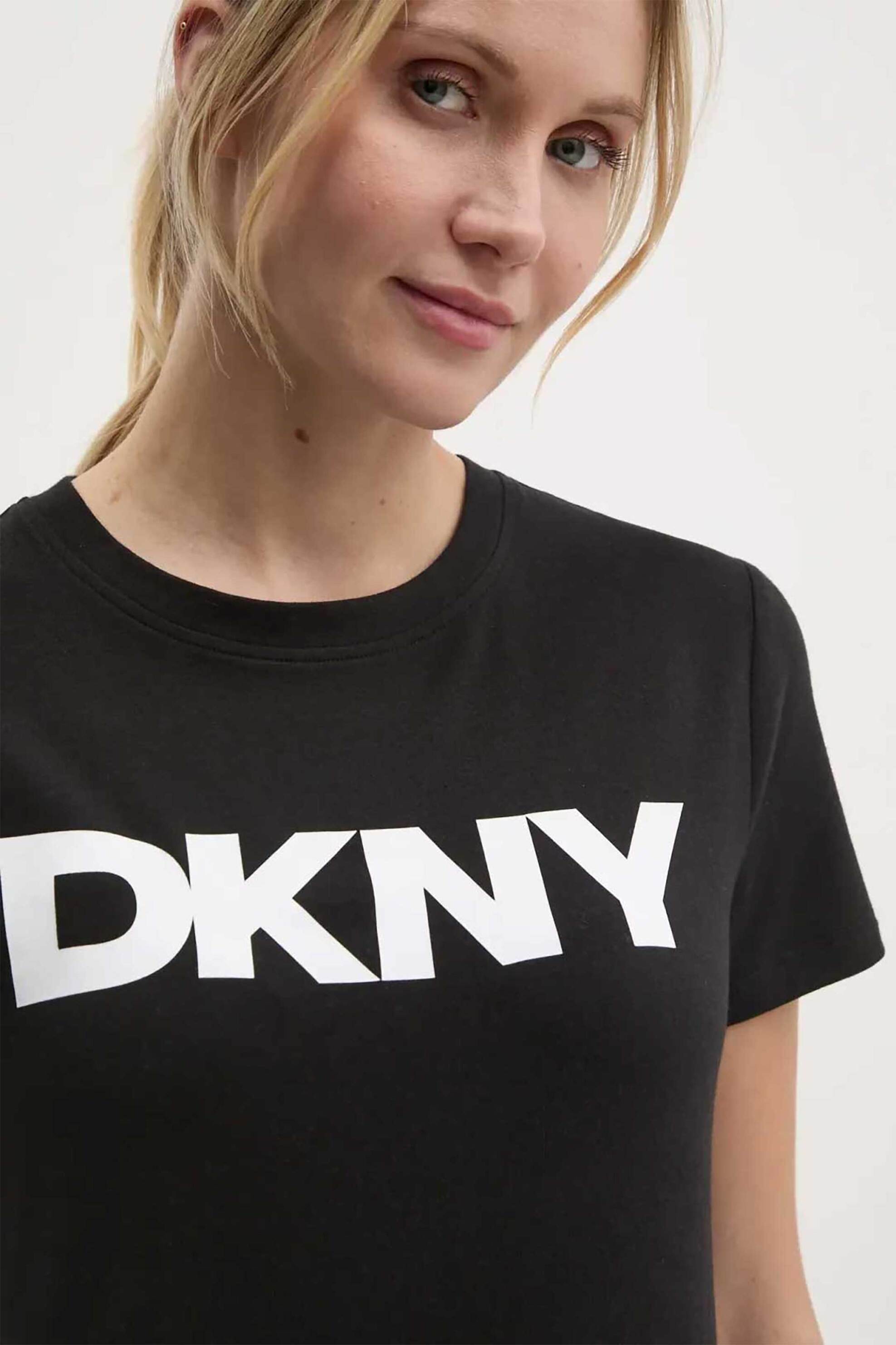 DKNY DKNY γυναικείο Τ-shirt με logo print - DP5T9923 Μαύρο - 2