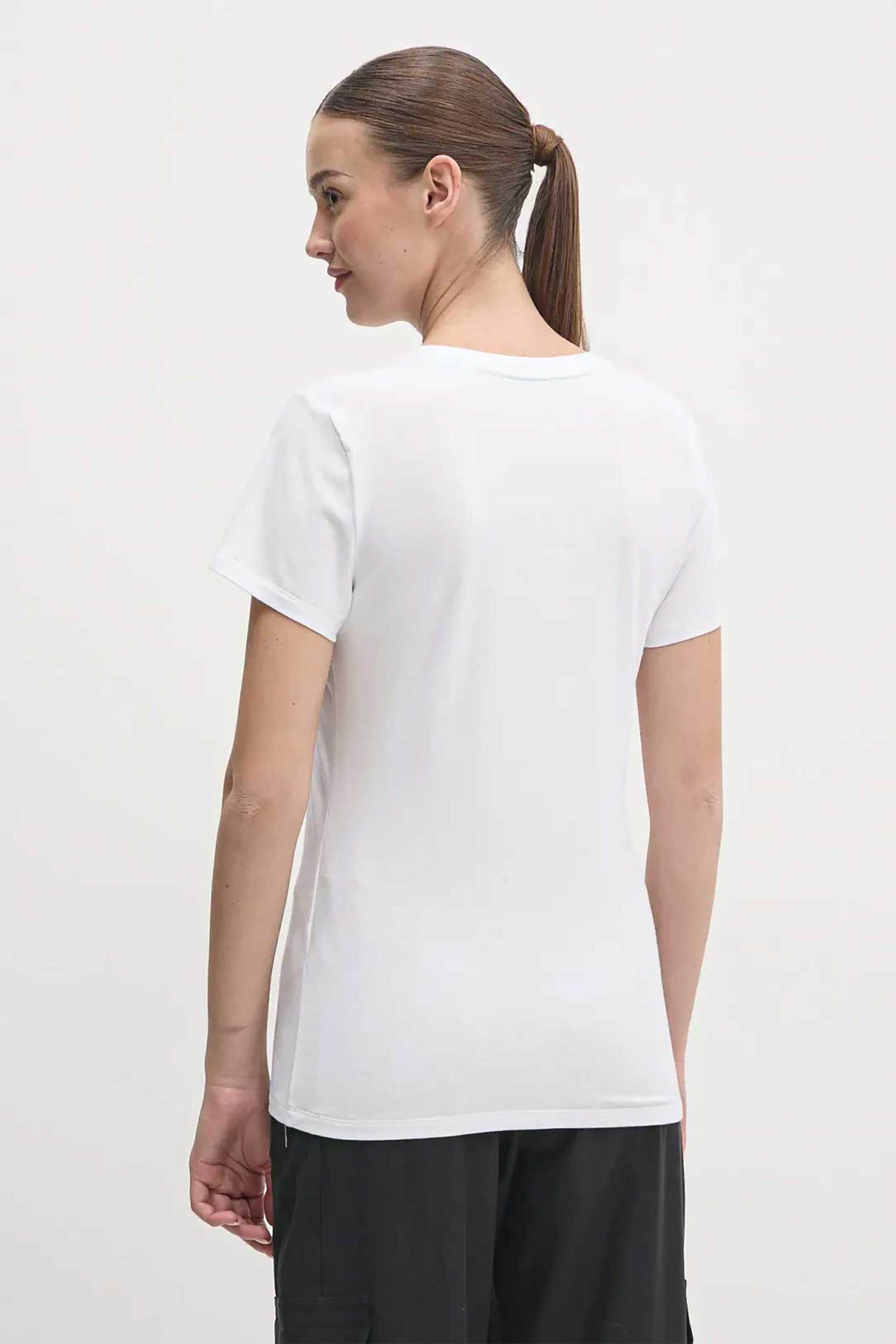 DKNY DKNY γυναικείο Τ-shirt με logo print - DP5T9923 Λευκό - 3