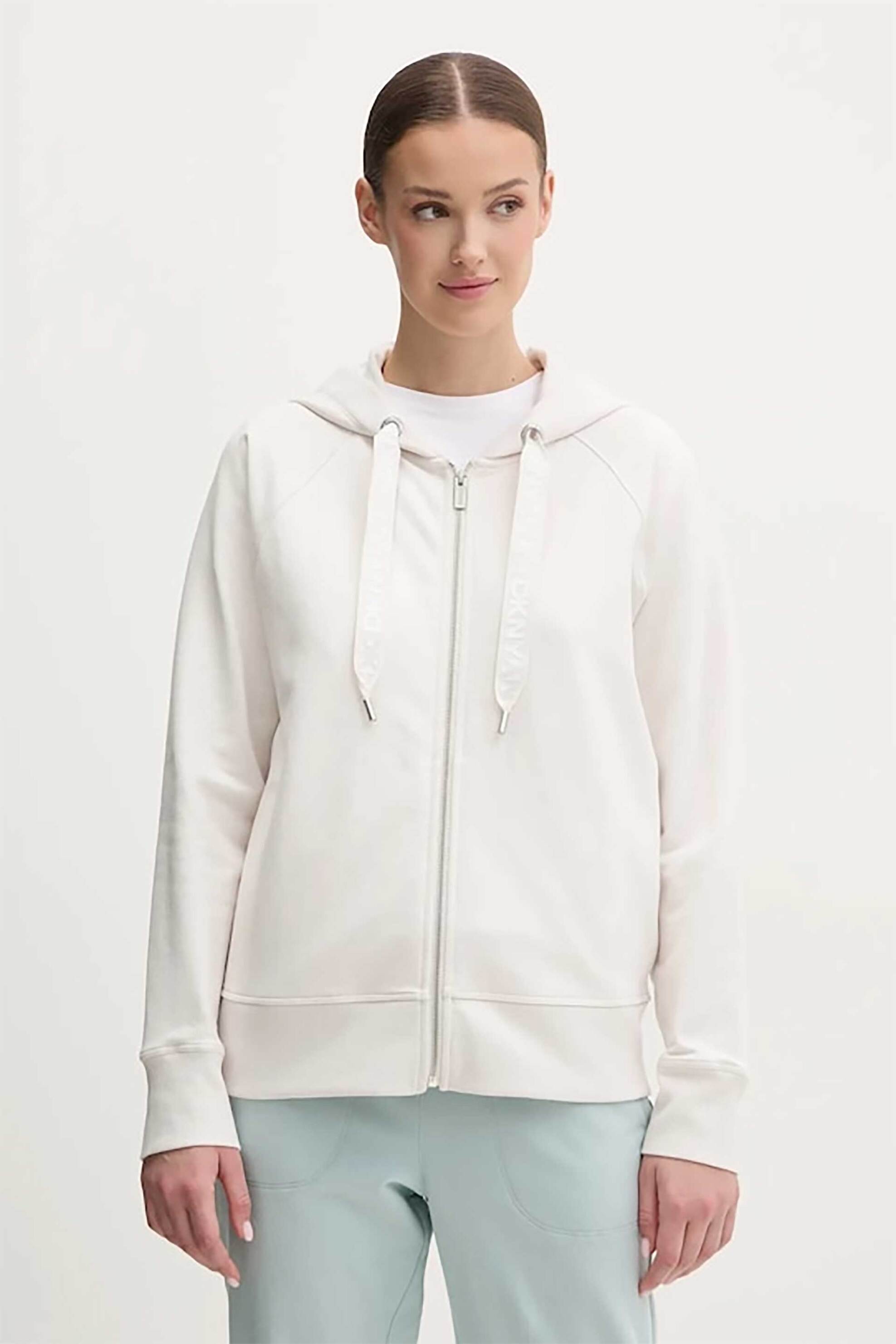 Γυναικεία φούτερ & hoodies dkny σε κρεμ