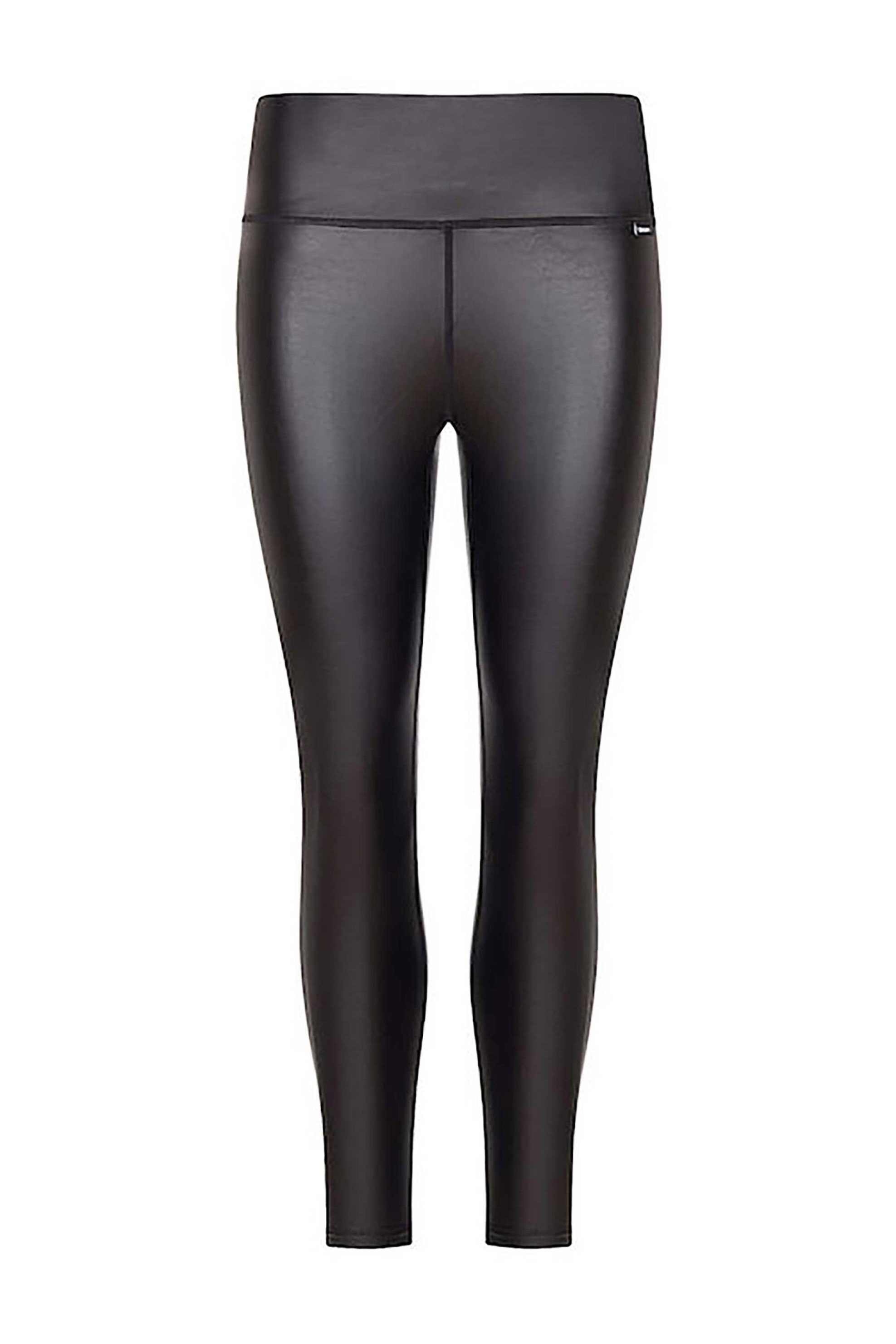 DKNY DKΝΥ γυναικείο κολάν 7/8 με λογότυπο - DP5P2096 Μαύρο