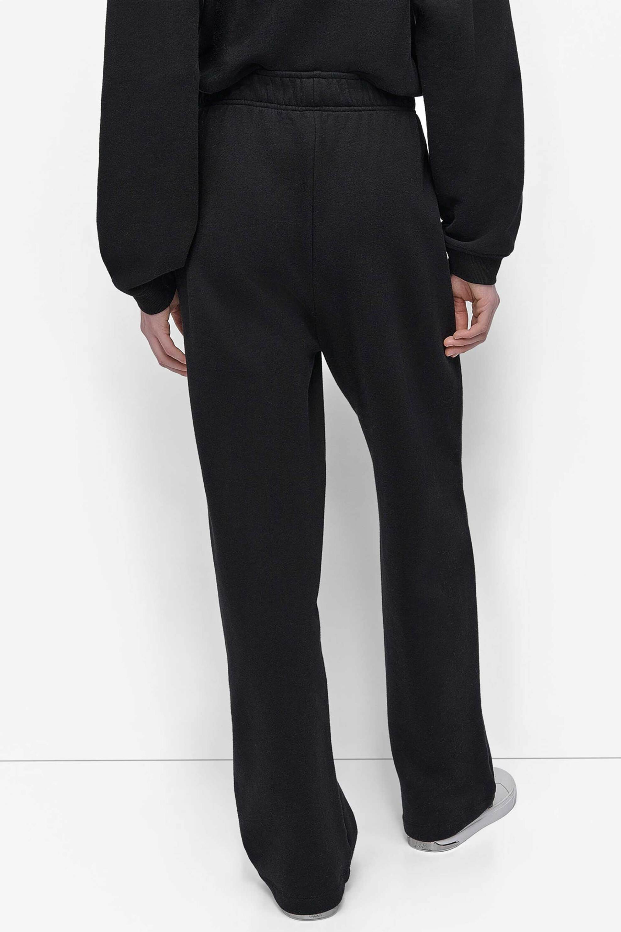 DKNY DKNY γυναικείο παντελόνι φόρμας με λογότυπο - DP5P3650 Μαύρο - 4
