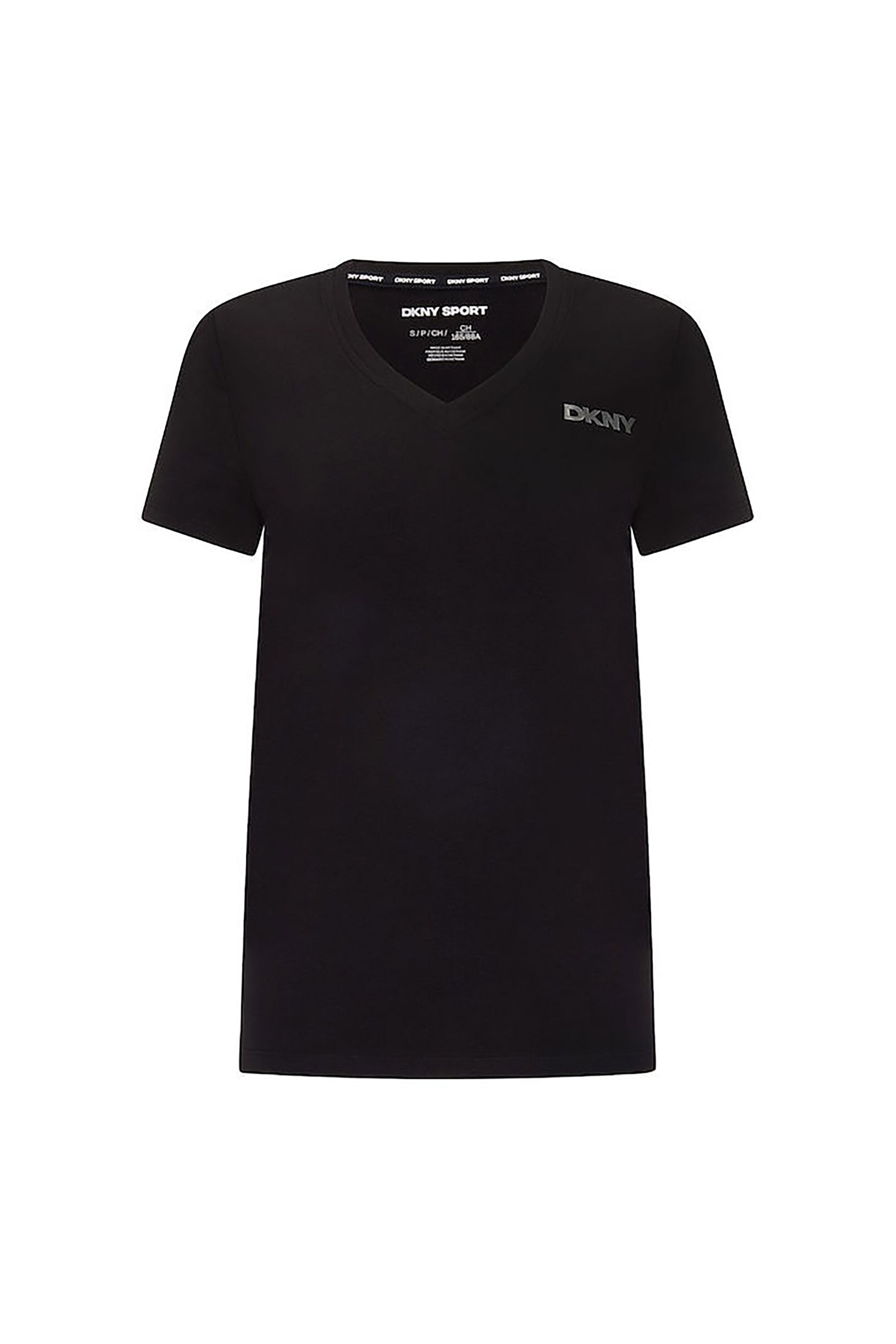 DKNY γυναικείο T-Shirt με λογότυπο μονόχρωμο - DP5T1335 Μαύρο