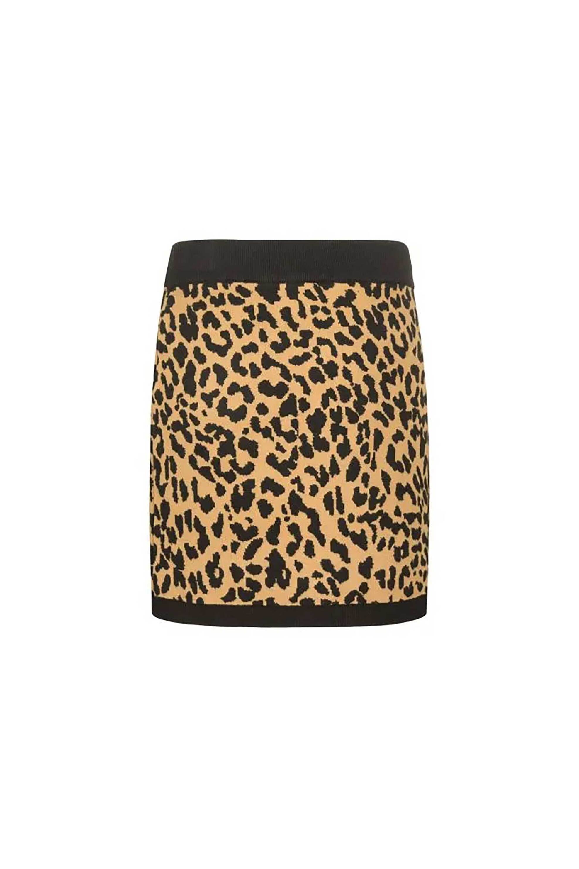DKNY DKNY γυναικεία mini φούστα με animal print - DJ5R0806 Καφέ