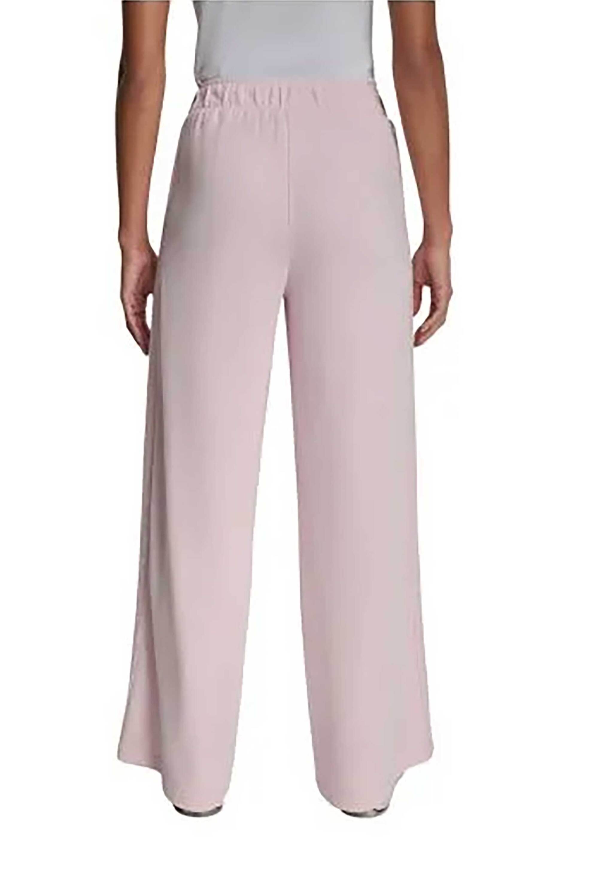 DKNY γυναικείο παντελόνι φόρμας μονόχρωμο - DJ6P3115 Ροζ φωτογραφία