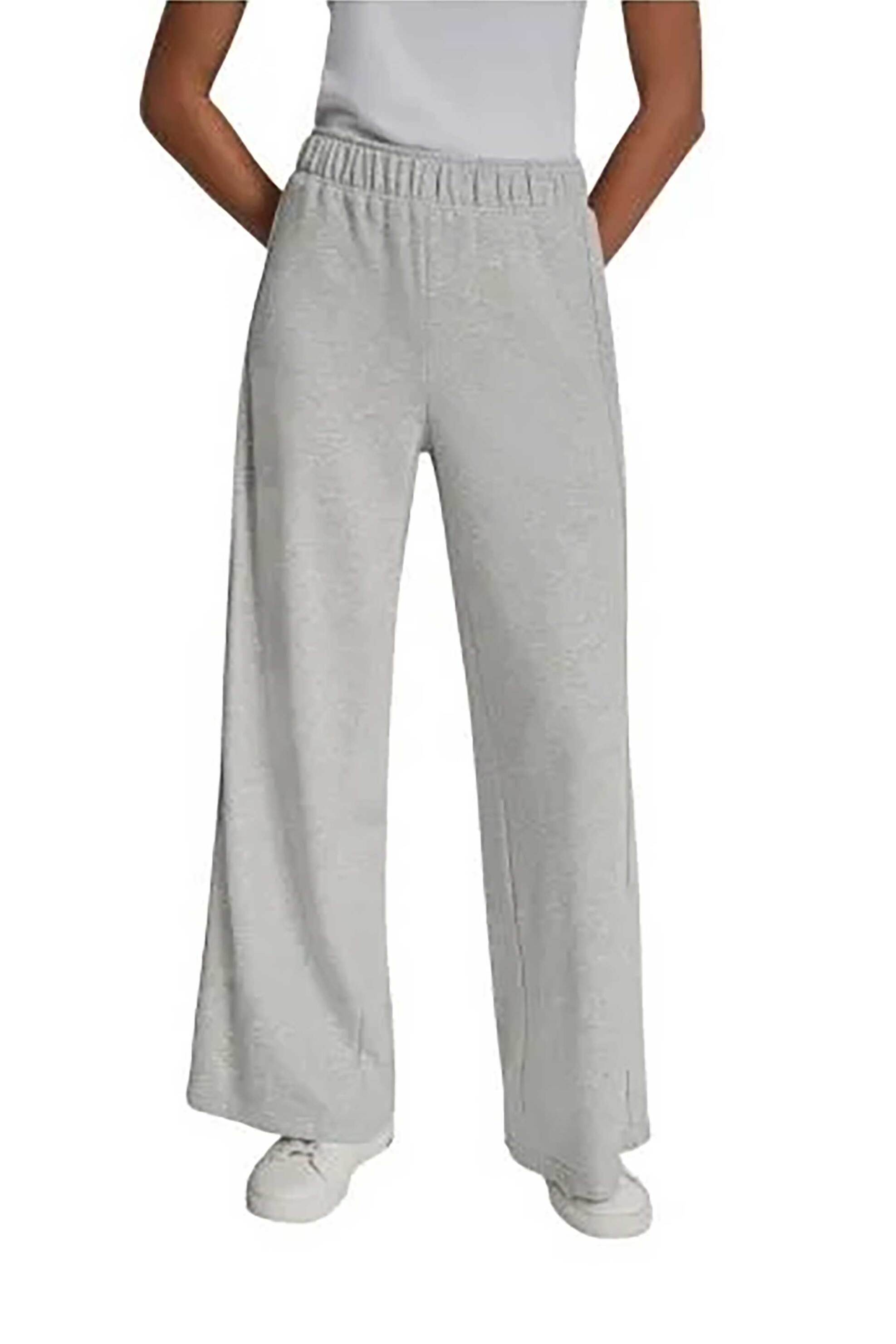 DKNY γυναικείο παντελόνι φόρμας μονόχρωμο - DJ6P3115 Γκρι φωτογραφία