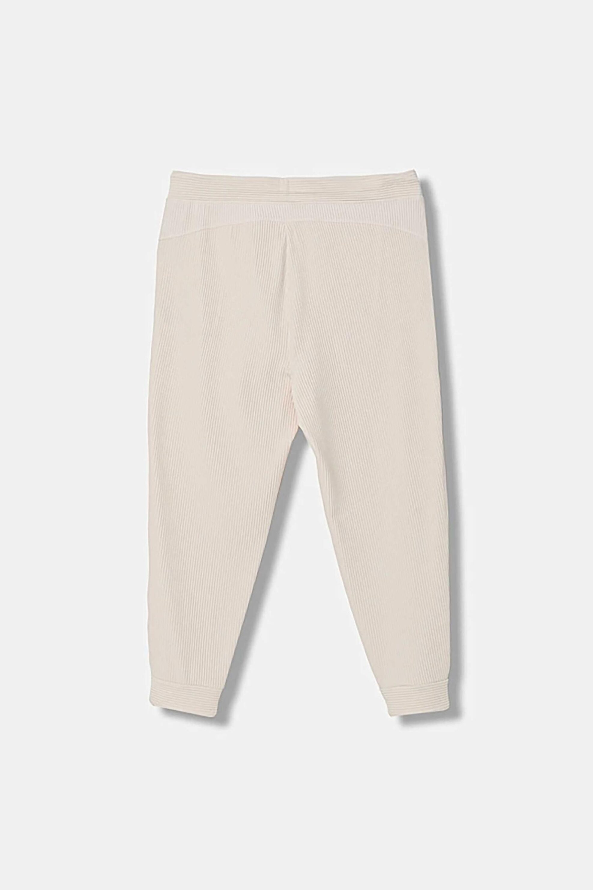 DKNY γυναικείο παντελόνι φόρμας μονόχρωμο - DP5P3498 Κρέμ φωτογραφία