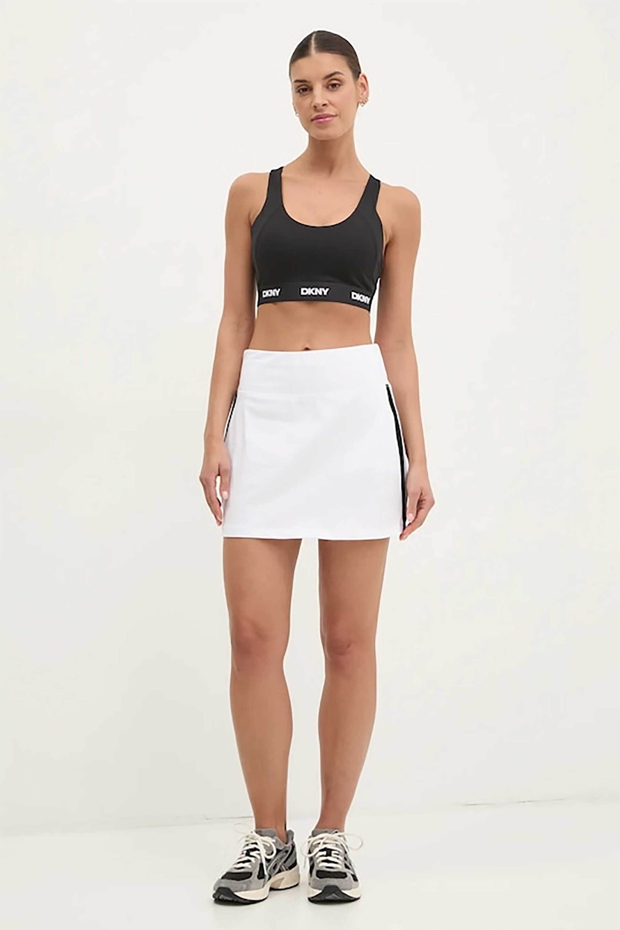 DKNY DKNY γυναικείο αθλητικό μπουστάκι με λογότυπο - DP5T1184 Μαύρο - 2