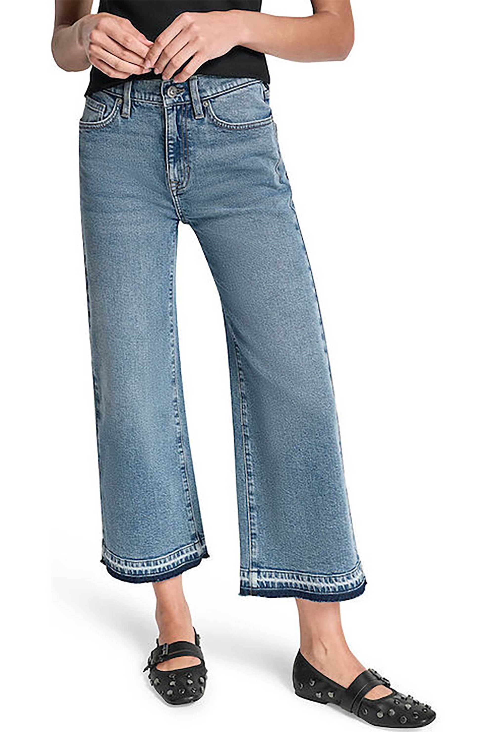 DKNY γυναικείο τζιν παντελόνι Relaxed Fit - DJ6C4207 Denim Blue