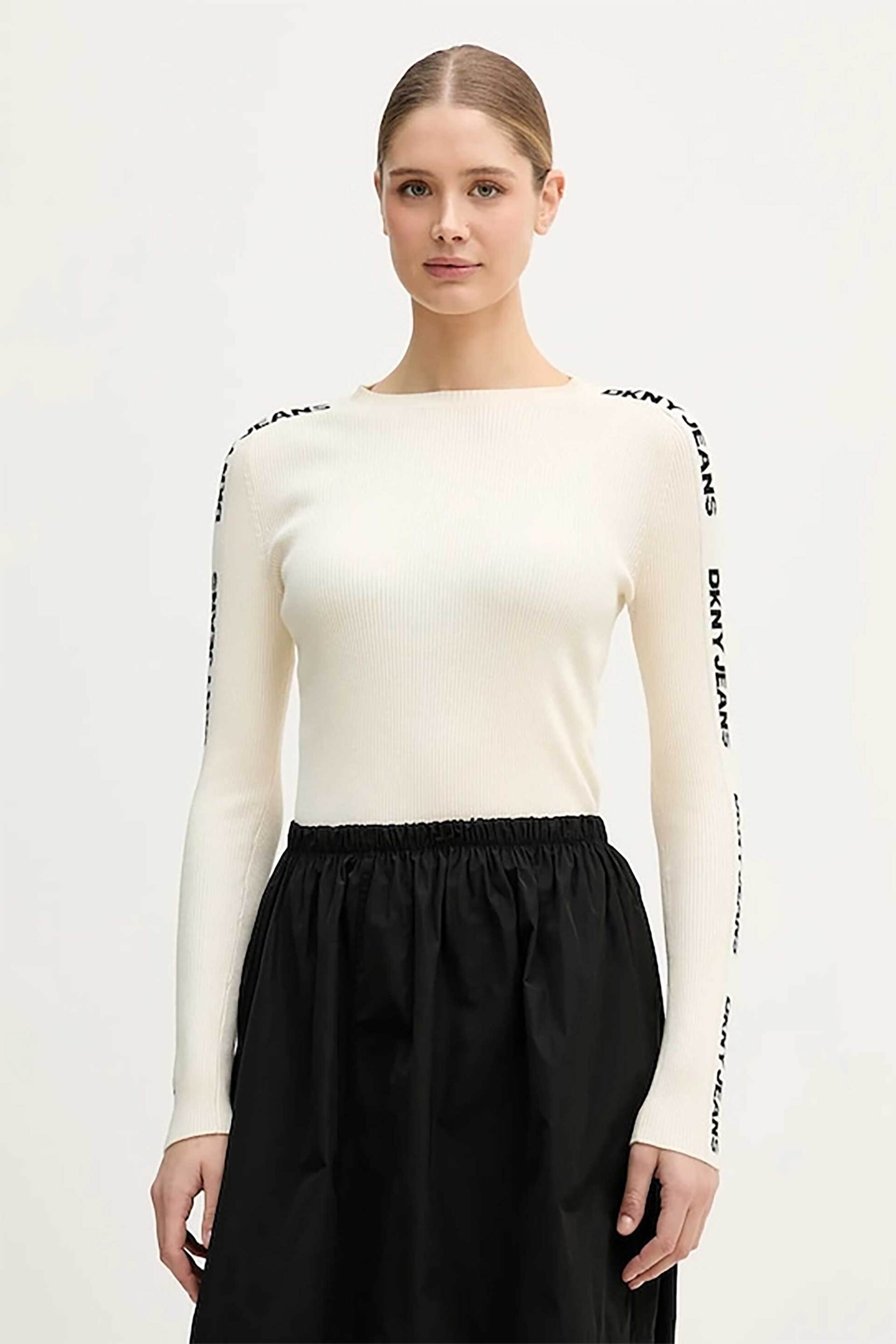 Γυναικεία πουλόβερ dkny σε εκρου