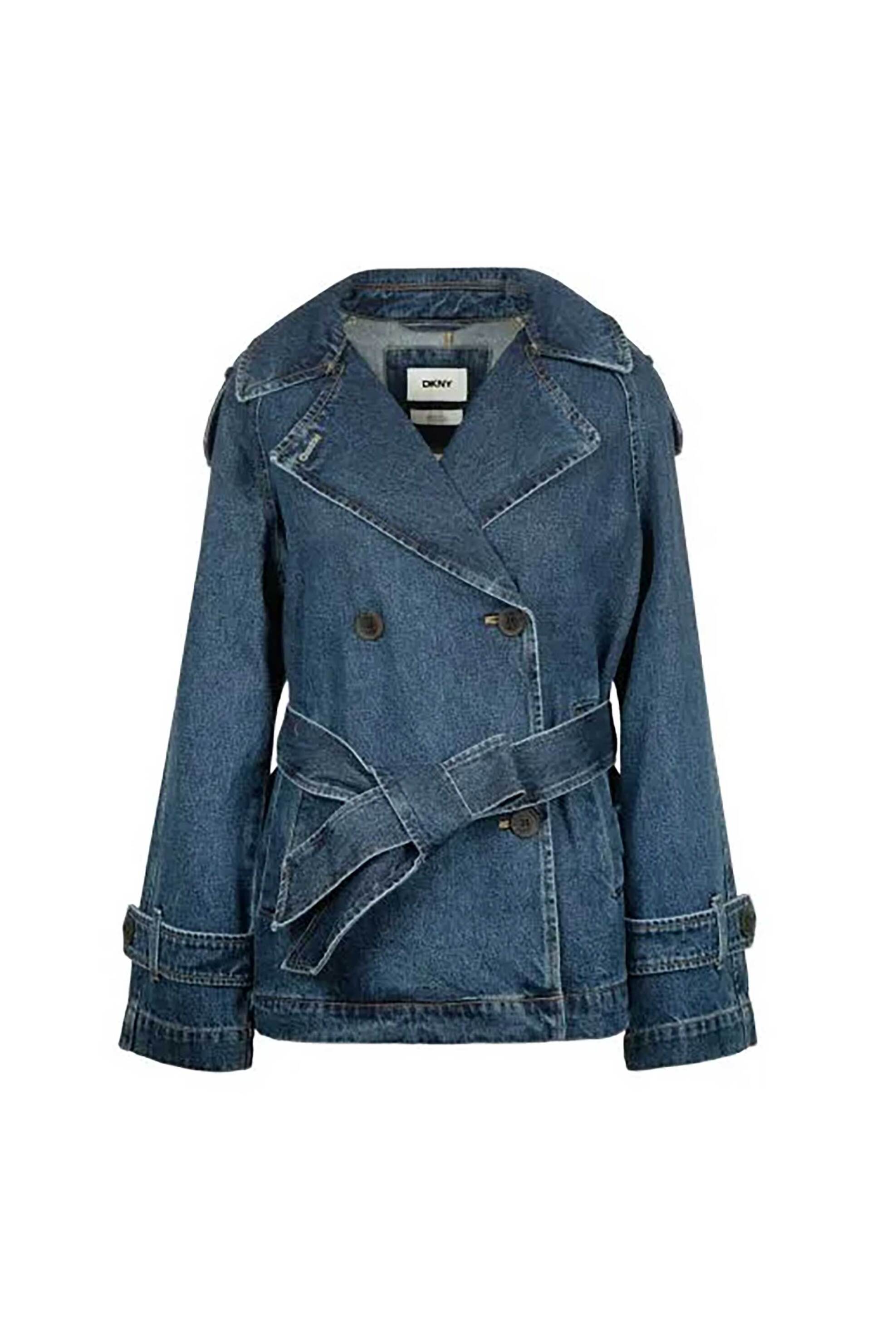 DKNY γυναικείο denim jacket - DL5MPV83 Denim Blue Σκούρο