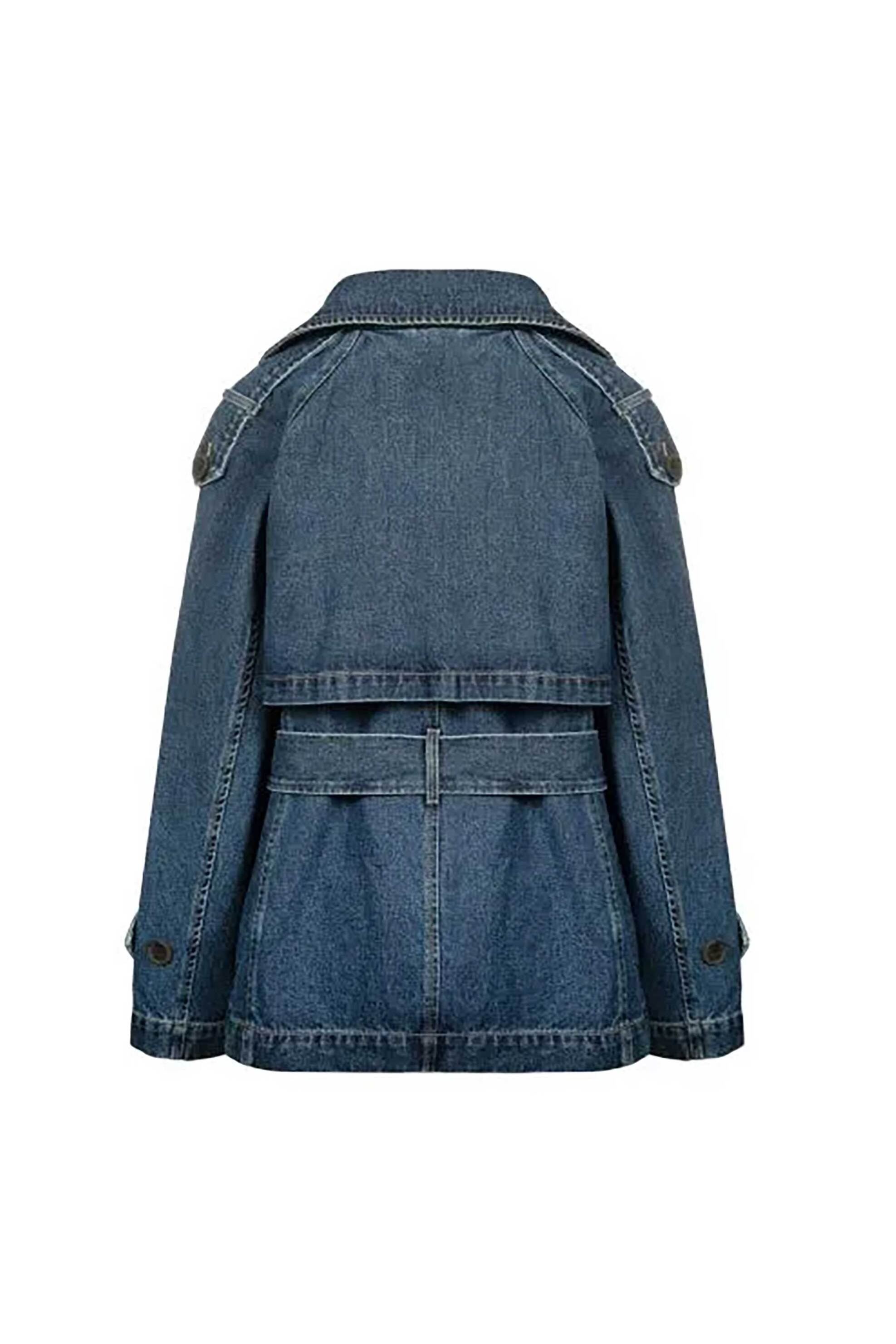 DKNY γυναικείο denim jacket - DL5MPV83 Denim Blue Σκούρο φωτογραφία