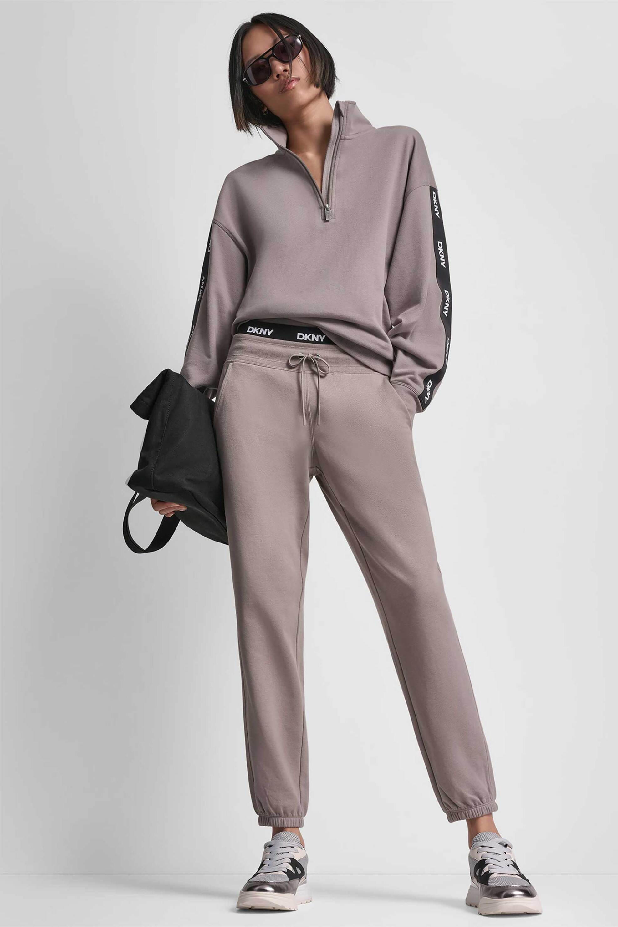 DKNY γυναικείο παντελόνι φόρμας - DP6P3857 Μπεζ
