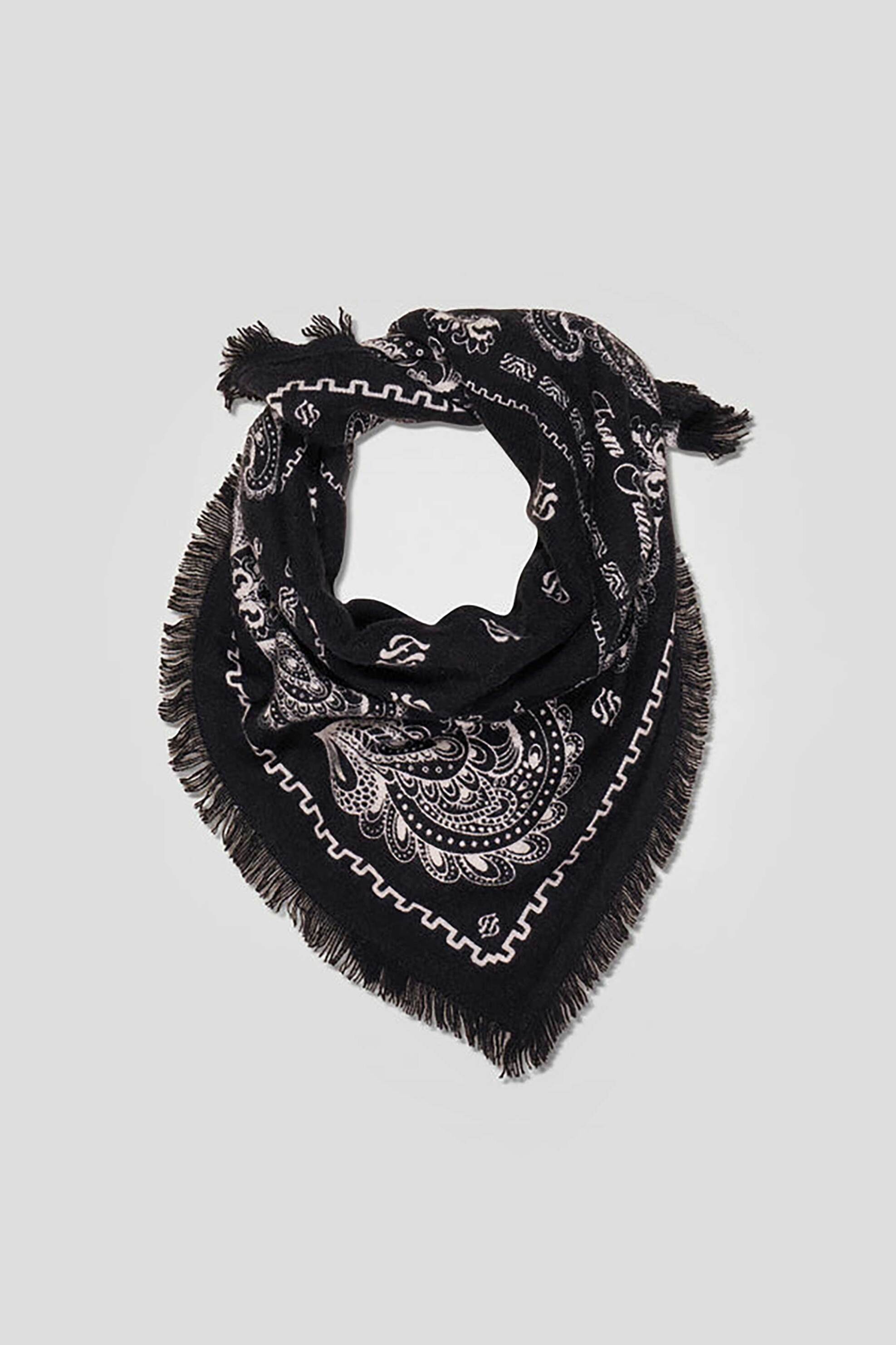 FROM FUTURE From Future unisex φουλάρι bandana από κασμίρι - PERMAFO03309W Μαύρο