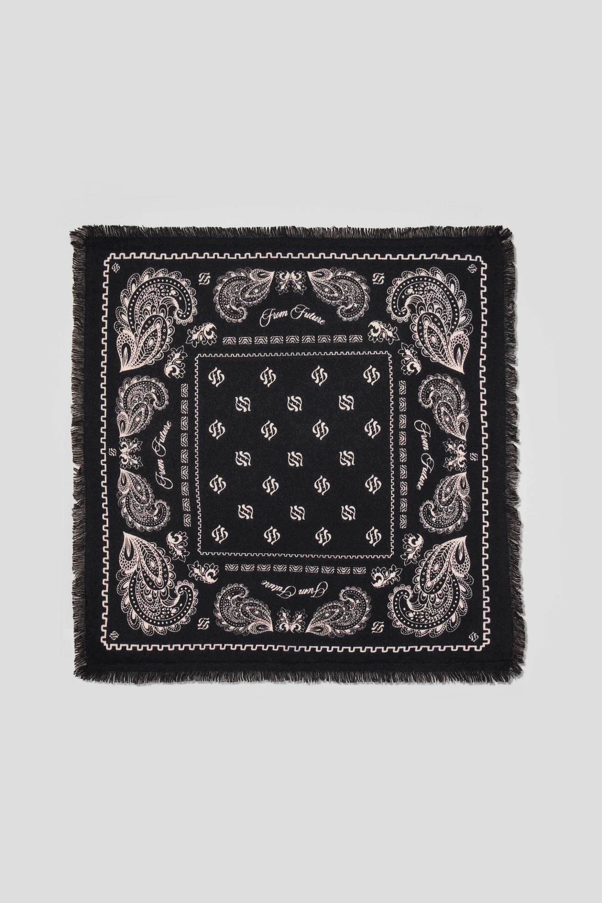 From Future unisex φουλάρι bandana από κασμίρι - PERMAFO03309W Μαύρο φωτογραφία