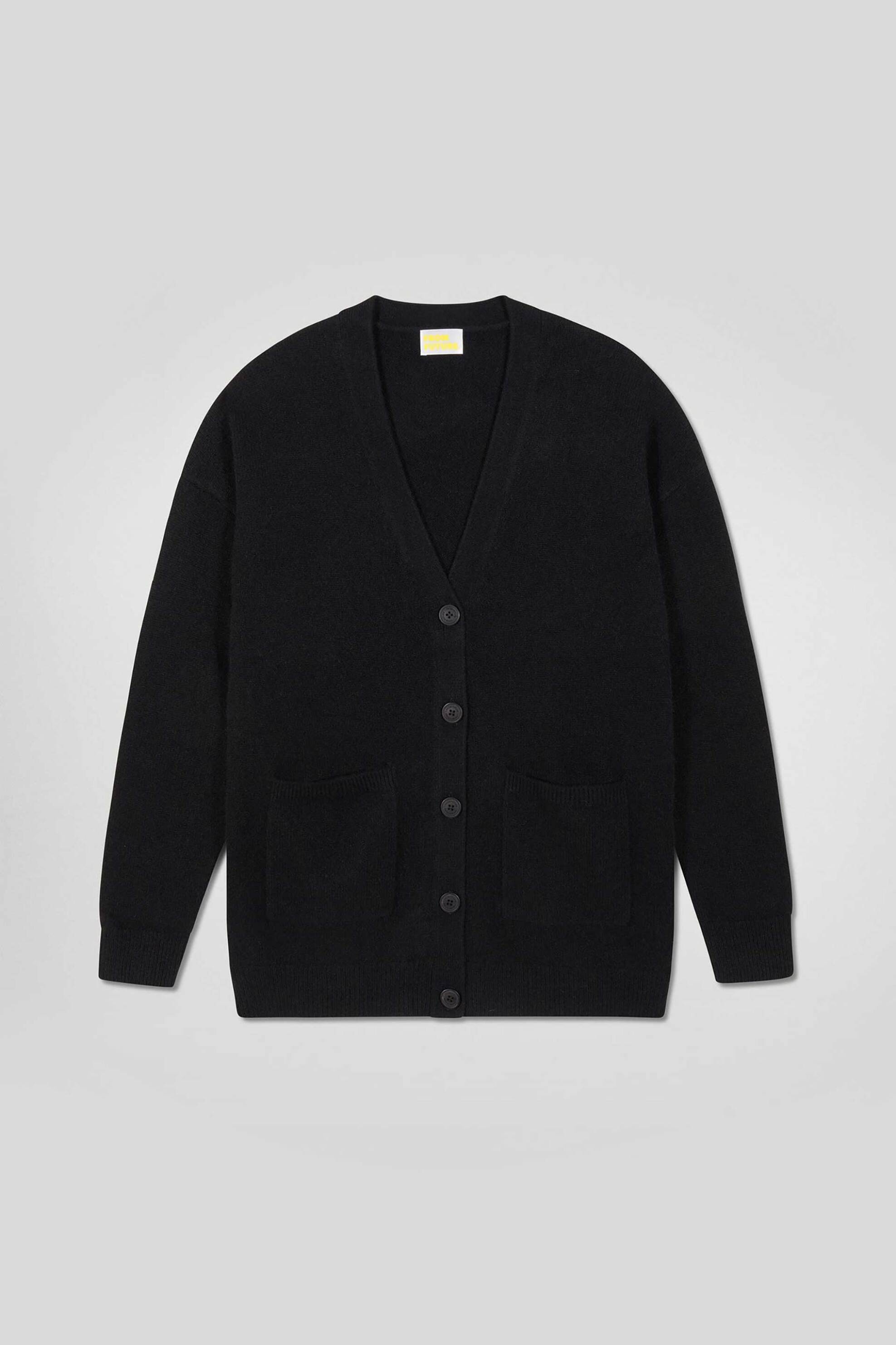 From Future γυναικεία ζακέτα από κασμίρι με V λαιμόκοψη Regular Fit - 2501WPC03362W Μαύρο φωτογραφία