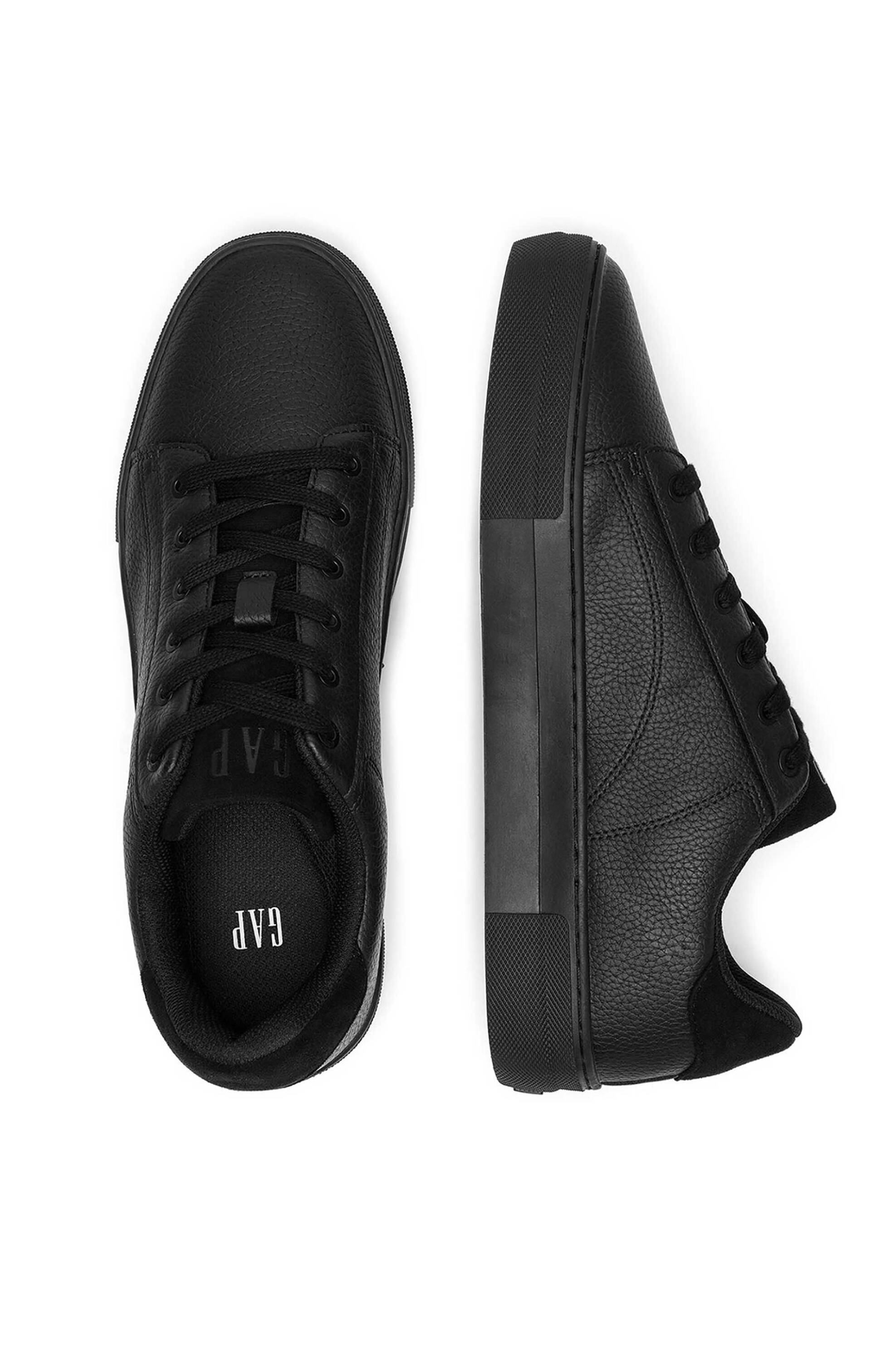 Gap ανδρικά sneakers μονόχρωμα ''Portland'' - GP505010AM-BK00 Μαύρο φωτογραφία