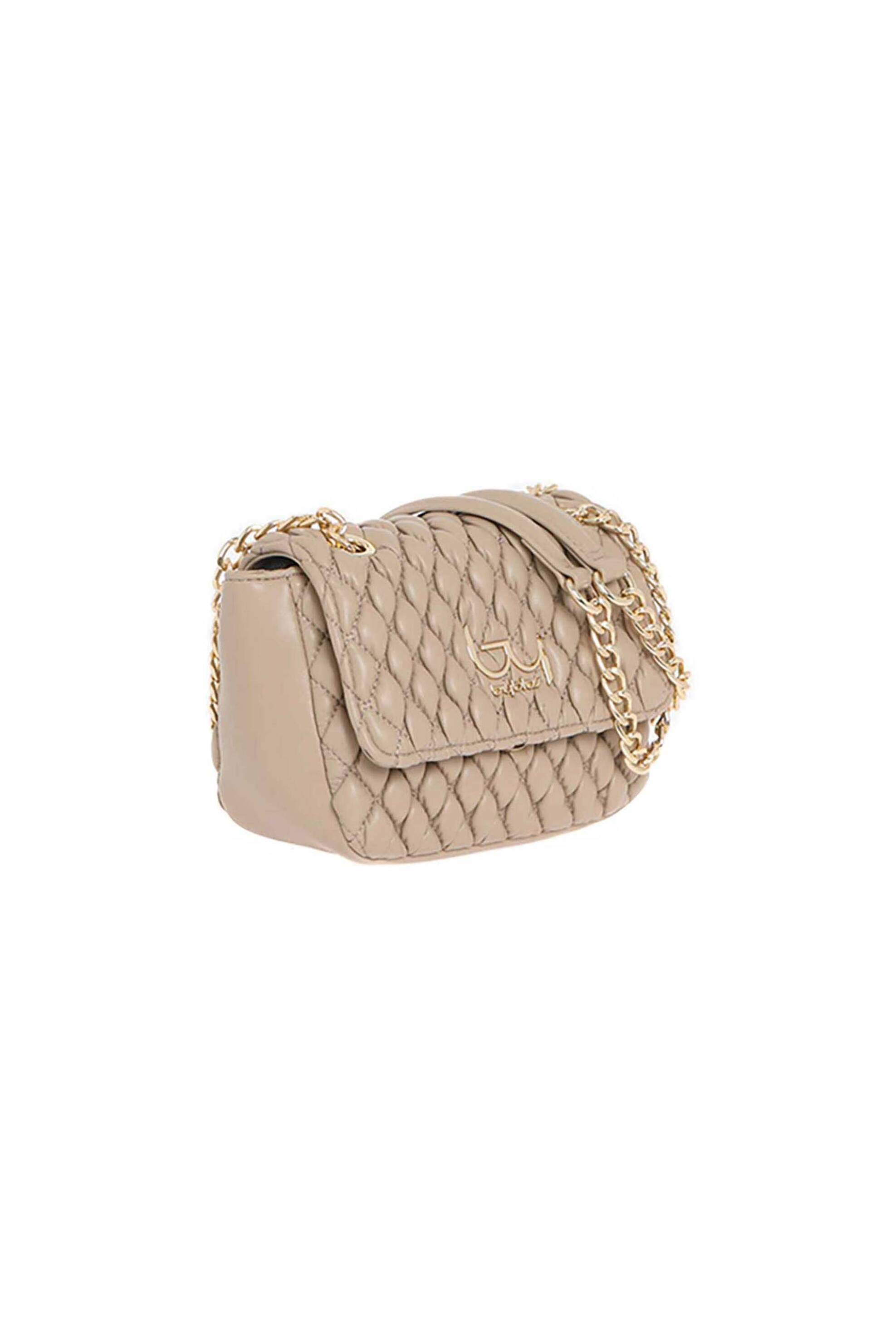 By Byblos γυναικεία τσάντα crossbody "Pitti Small" - BYBS70A03 Μπεζ φωτογραφία