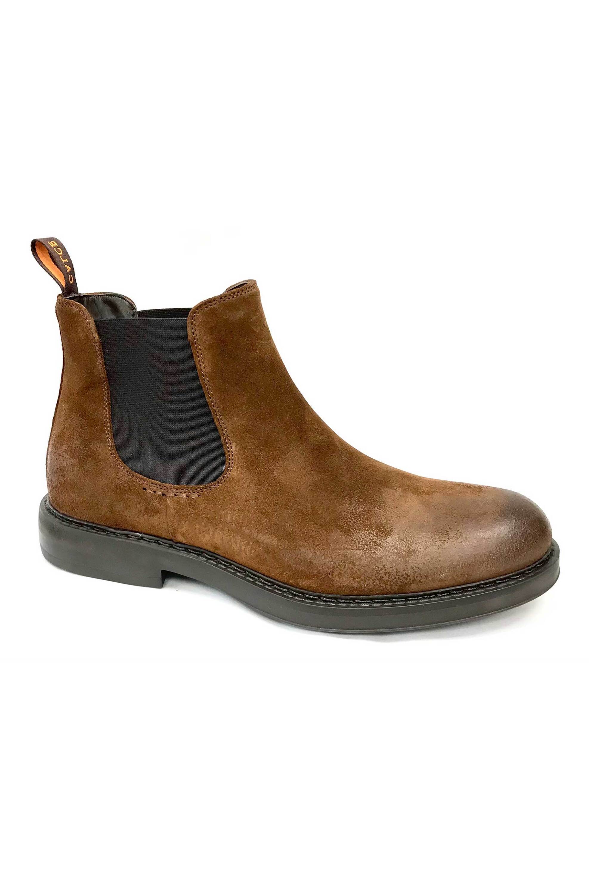 Calce ανδρικά δερμάτινα μποτάκια "Rover-B" - X1723-M Ταμπά