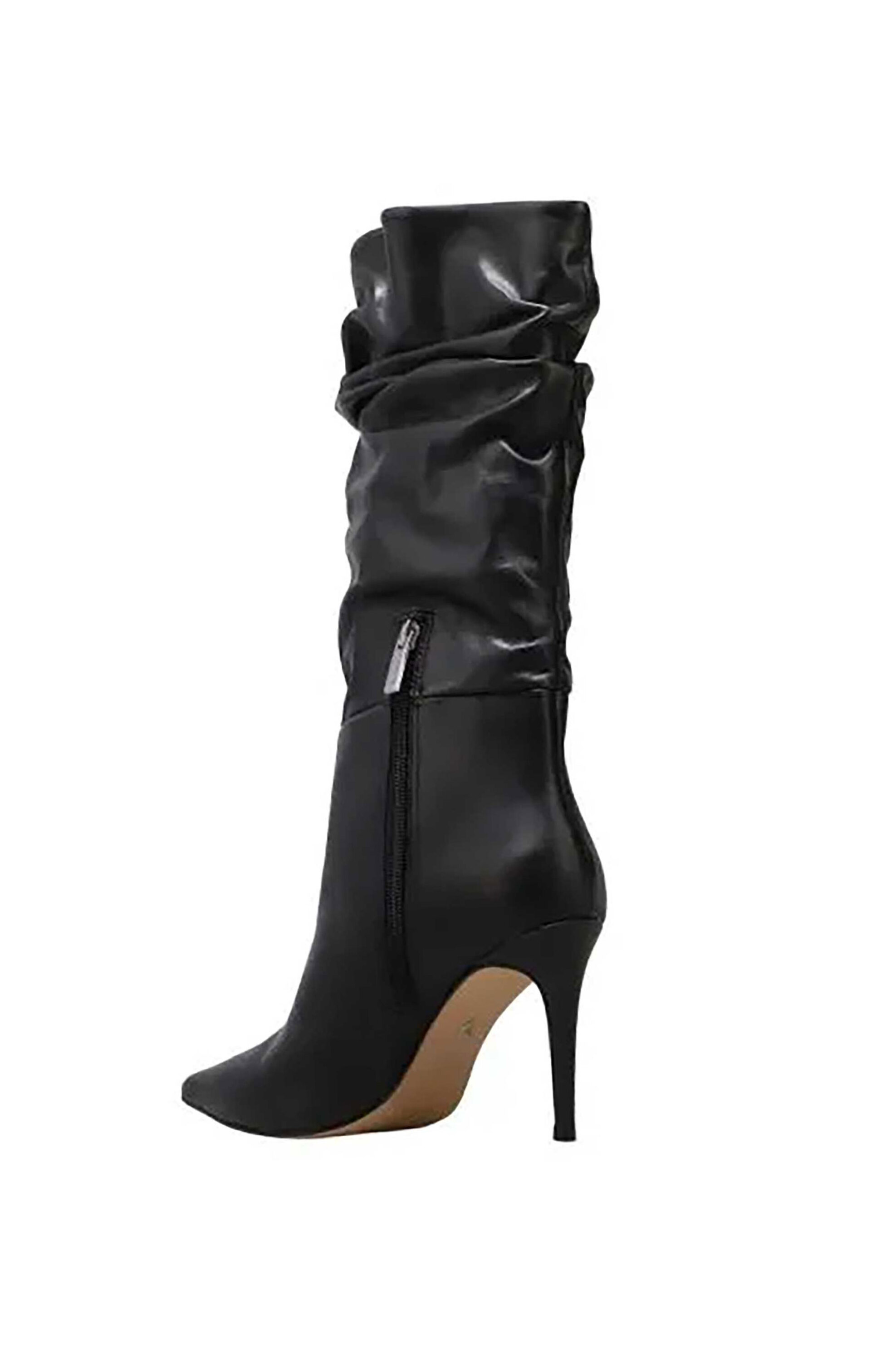 Carrano γυναικείες δερμάτινες μπότες - E76026 Μαύρο φωτογραφία