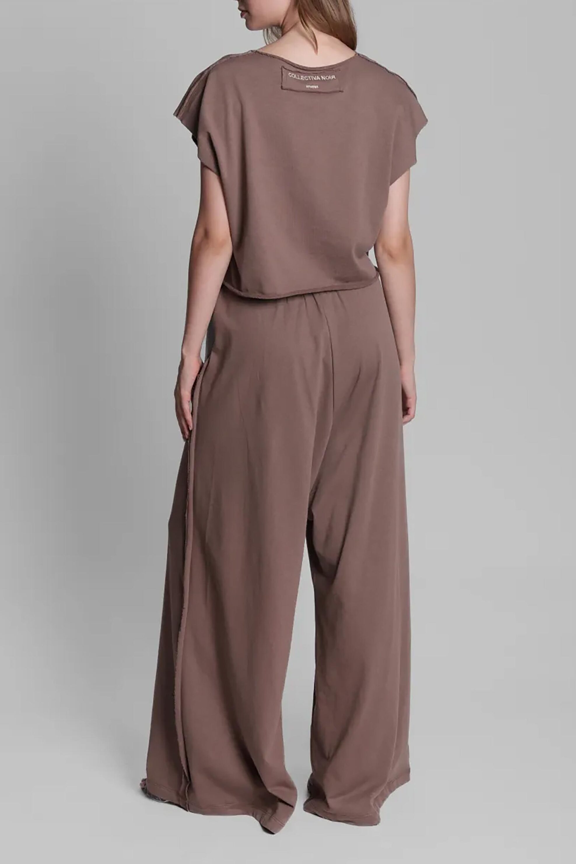COLLECTIVA NOIR Collectiva Noir γυναικείο crop top "Adelina" - CN140F12FUT Καφέ - 3
