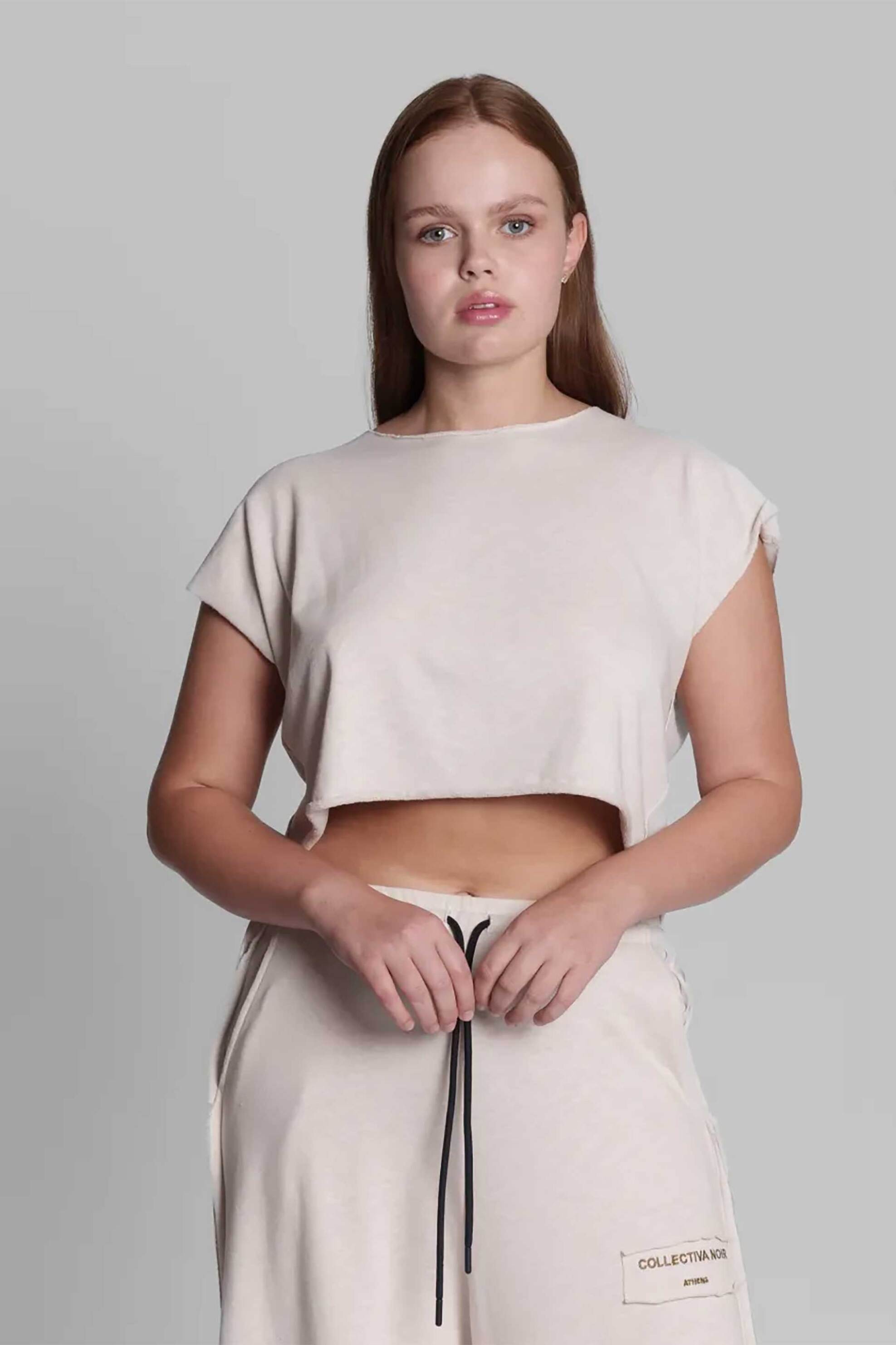  Collectiva Noir γυναικείο crop top 