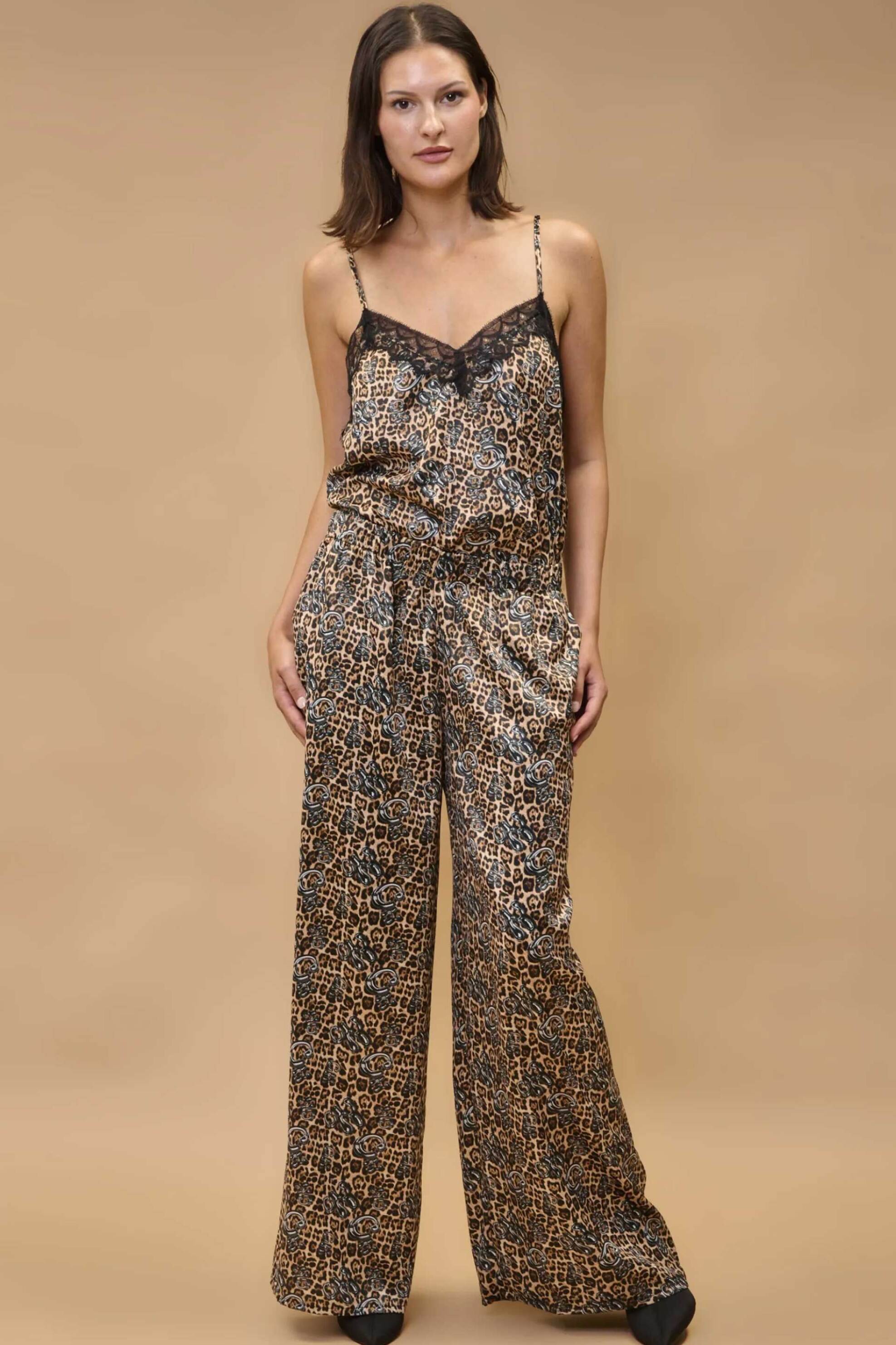 Collectiva Noir γυναικεία παντελόνα Wide Leg "Zenia"