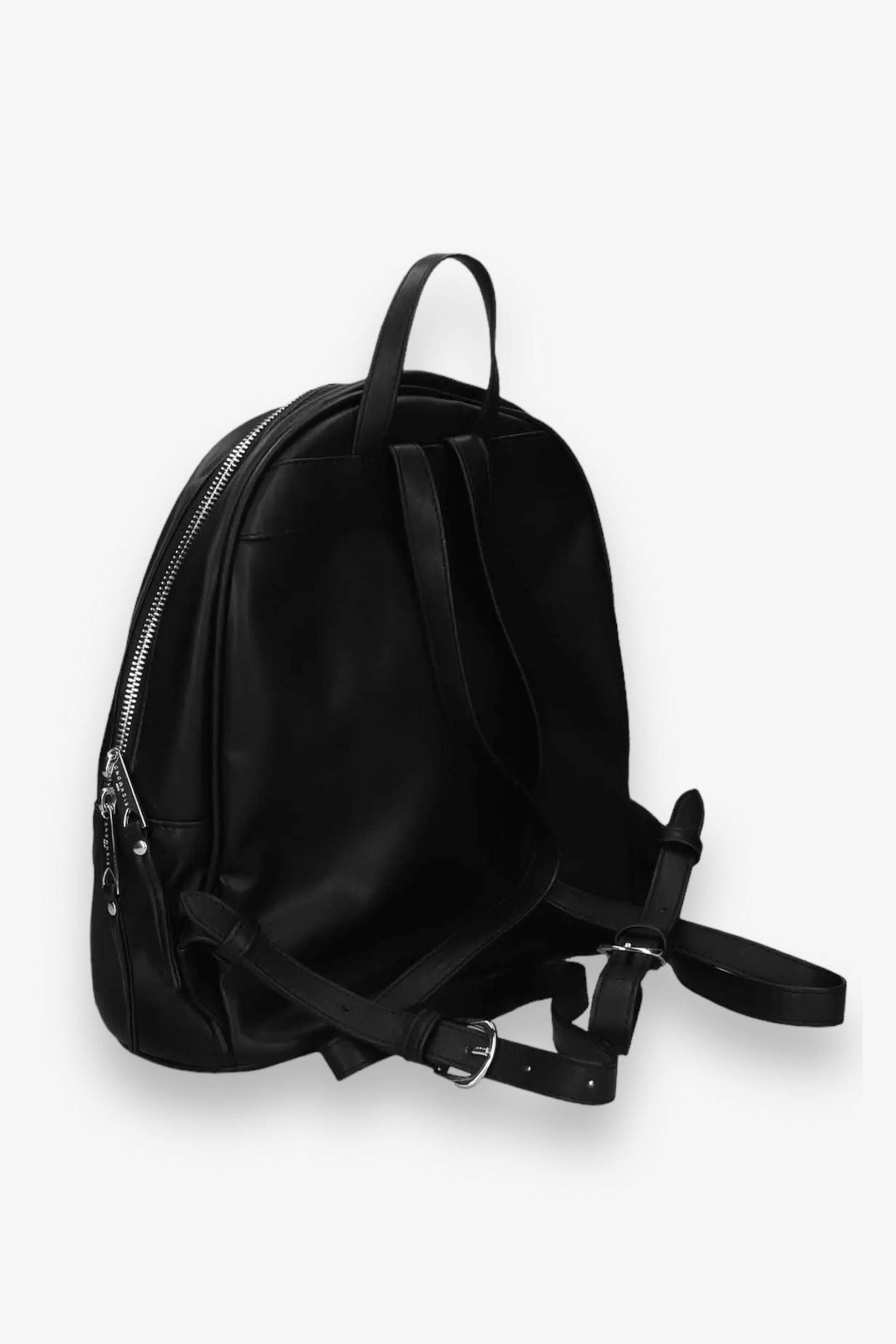 John Richmond γυναικείο backpack με μεταλλικό λογότυπο "Noffi" - RWA24305ZA Μαύρο φωτογραφία