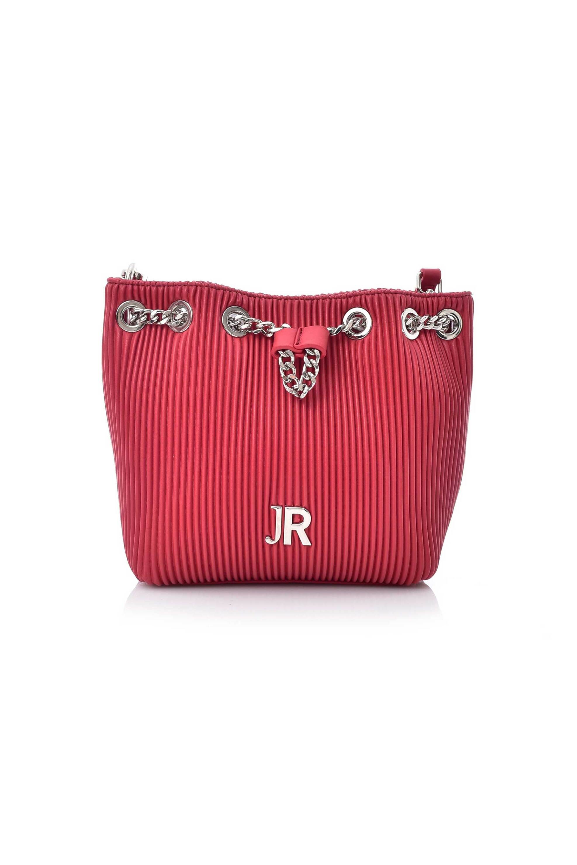 JOHN RICHMOND John Richmond γυναικεία τσάντα bucket με μεταλλικό λογότυπο - RWP25128BO Κόκκινο