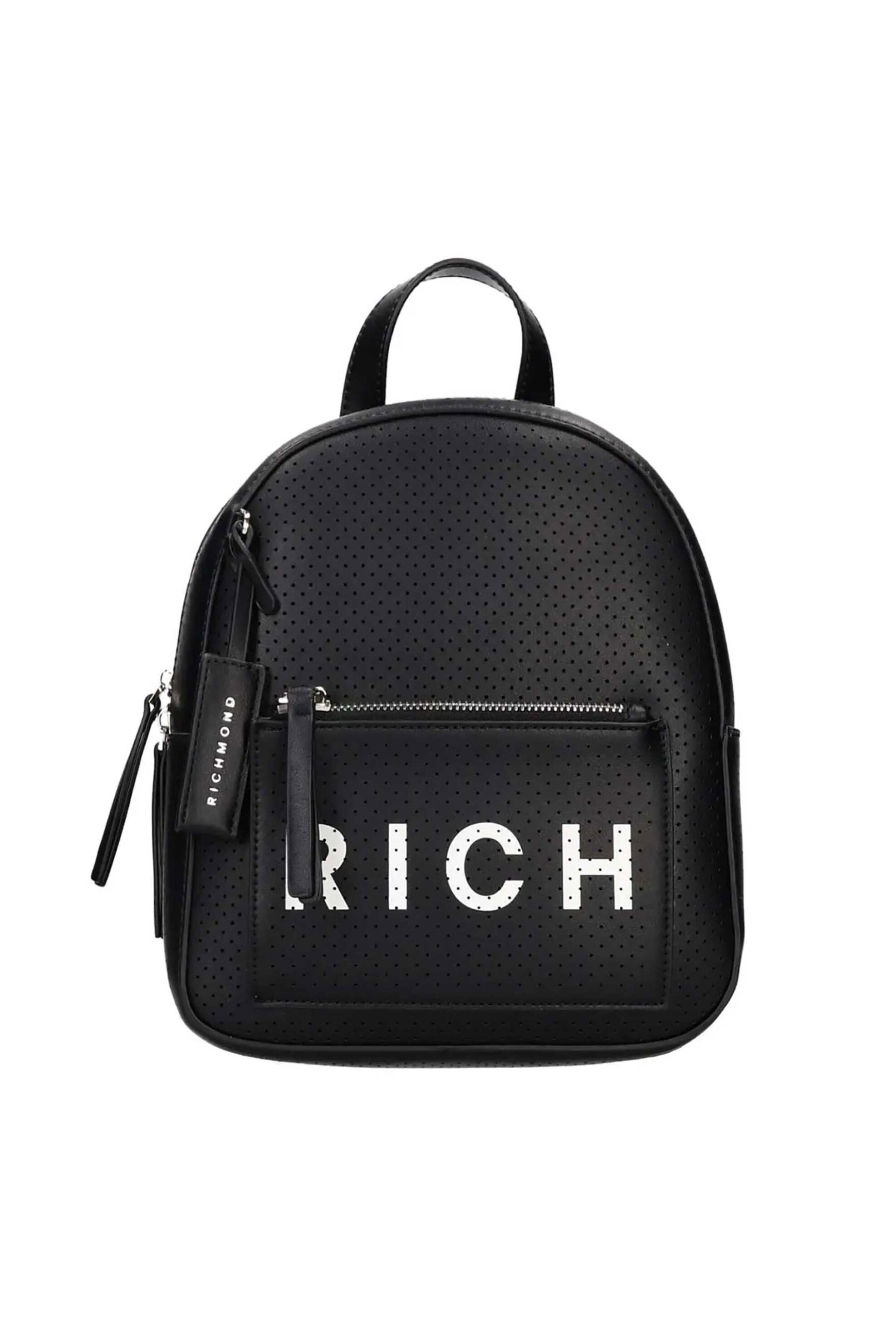 John Richmond γυναικείο backpack με logo print - RWP25075ZA Μαύρο