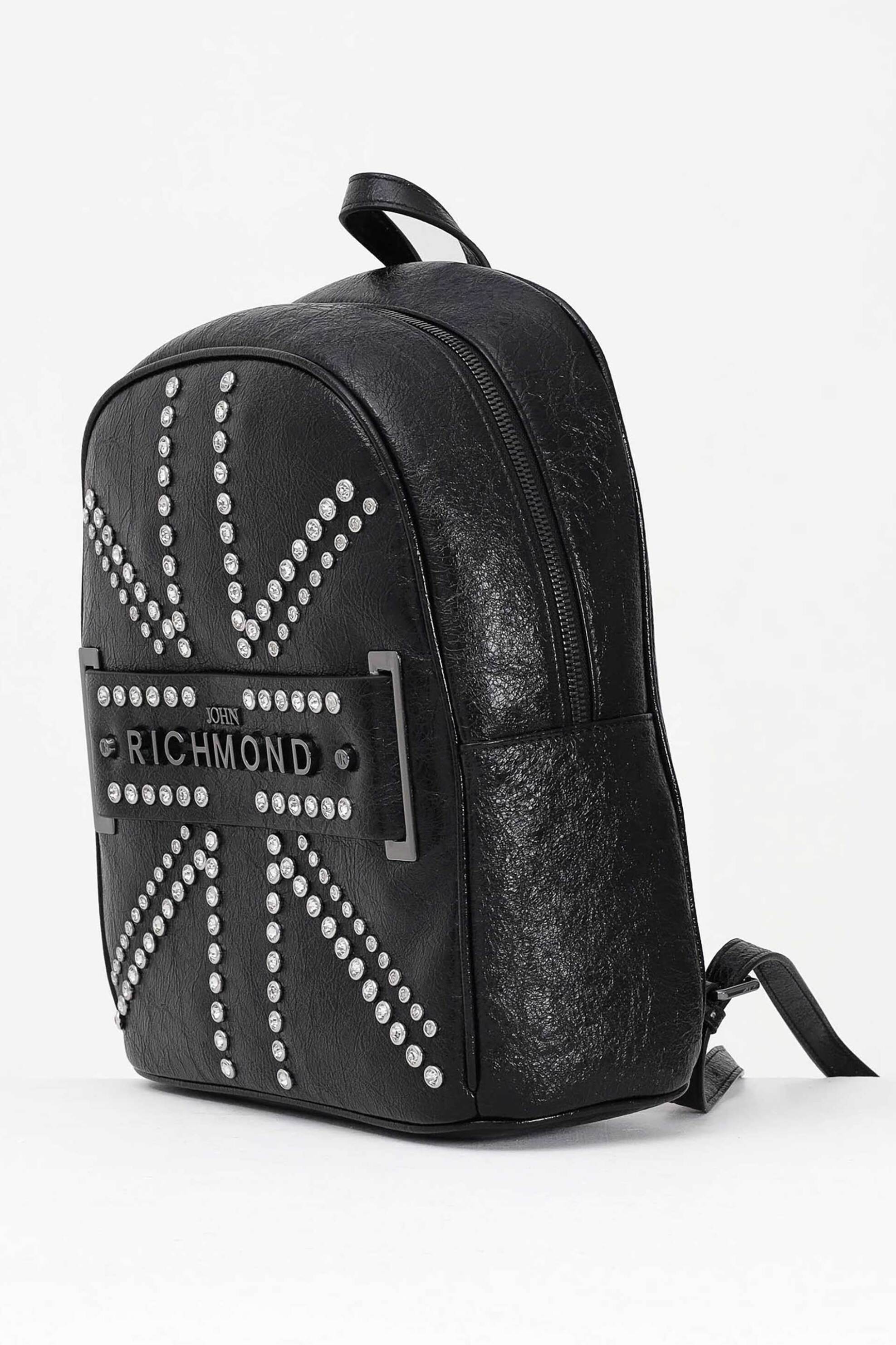 John Richmond γυναικείο backpack "Mojam" - RWA25231ZA Μαύρο φωτογραφία