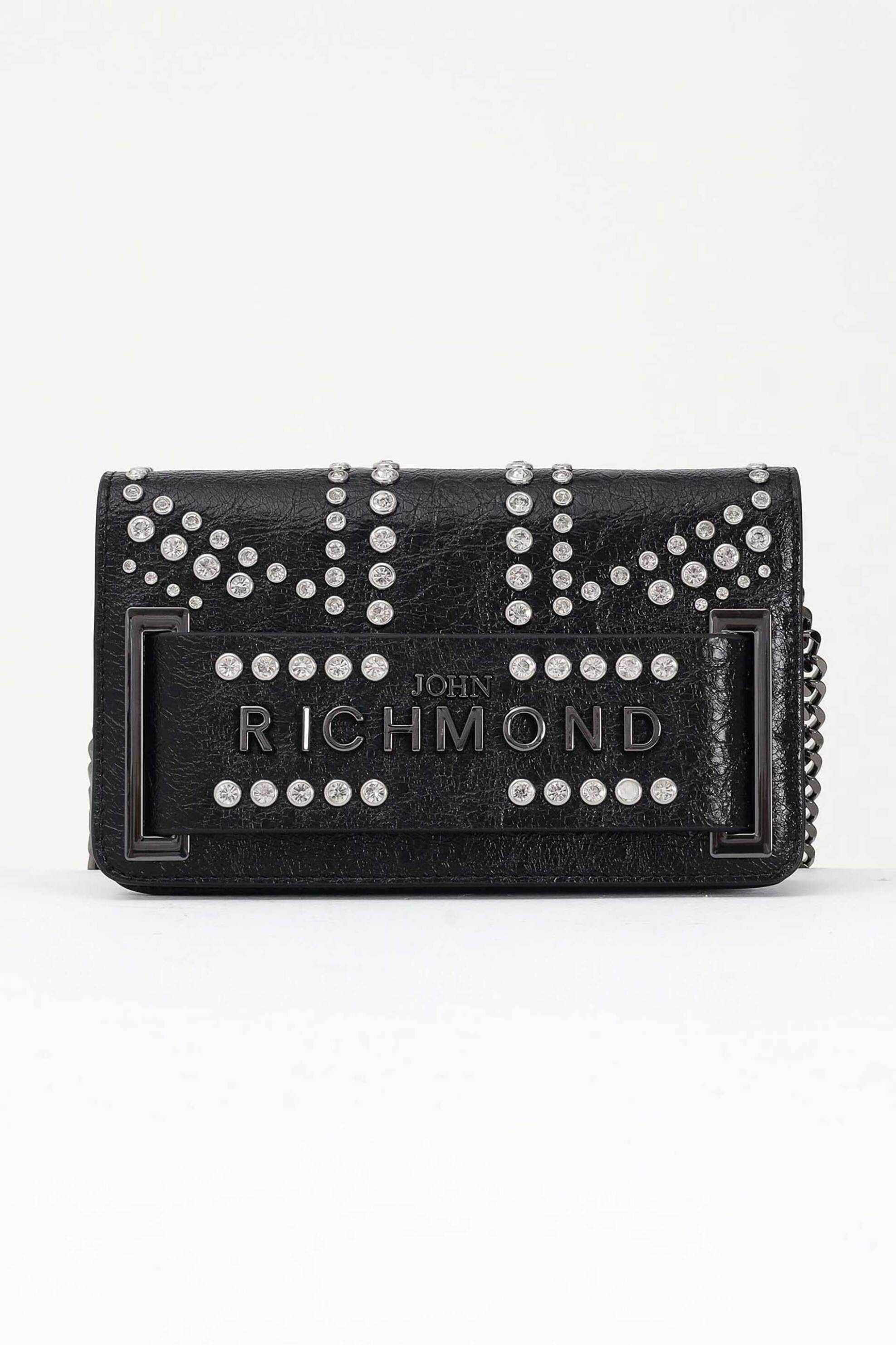 John Richmond γυναικεία τσάντα ώμου "Kamia" - RWA25235BO Μαύρο