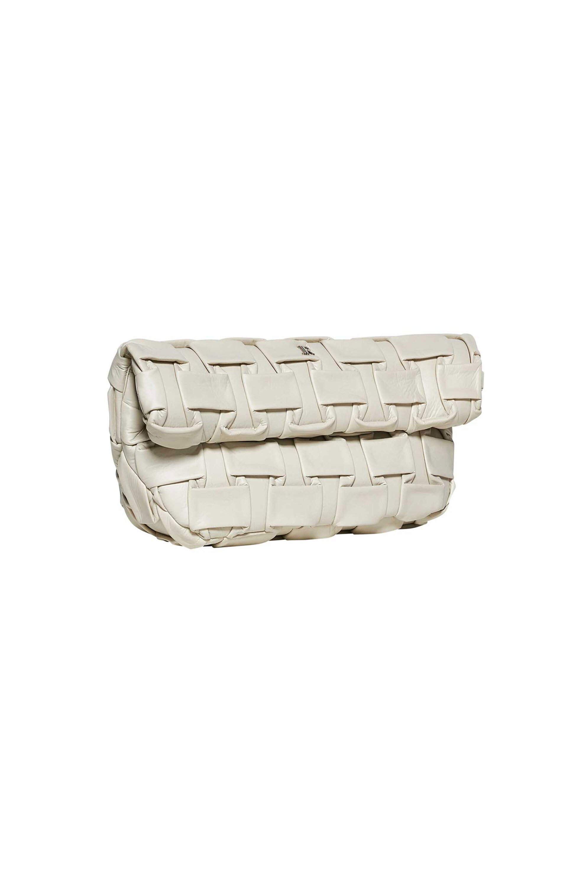 John Richmond γυναικεία τσάντα clutch με ανάγλυφο σχέδιο και μεταλλικό monogram 