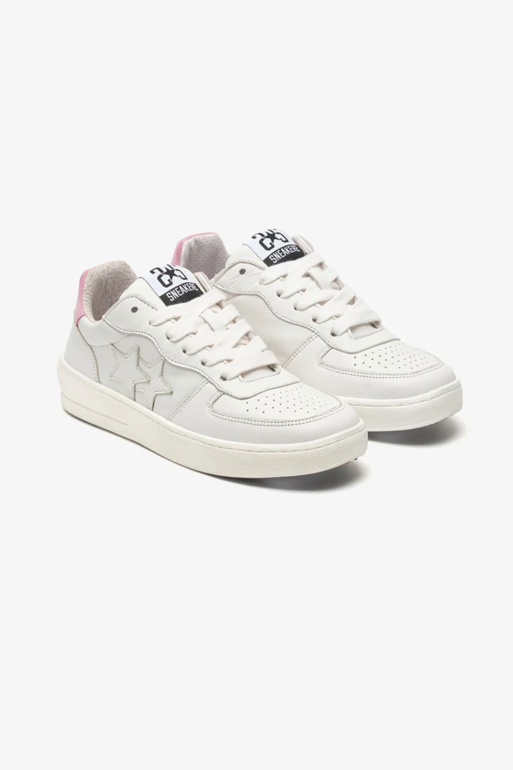 2 Star γυναικεία sneakers μονόχρωμα "Padel Star" - 2S4640_072 Λευκό φωτογραφία