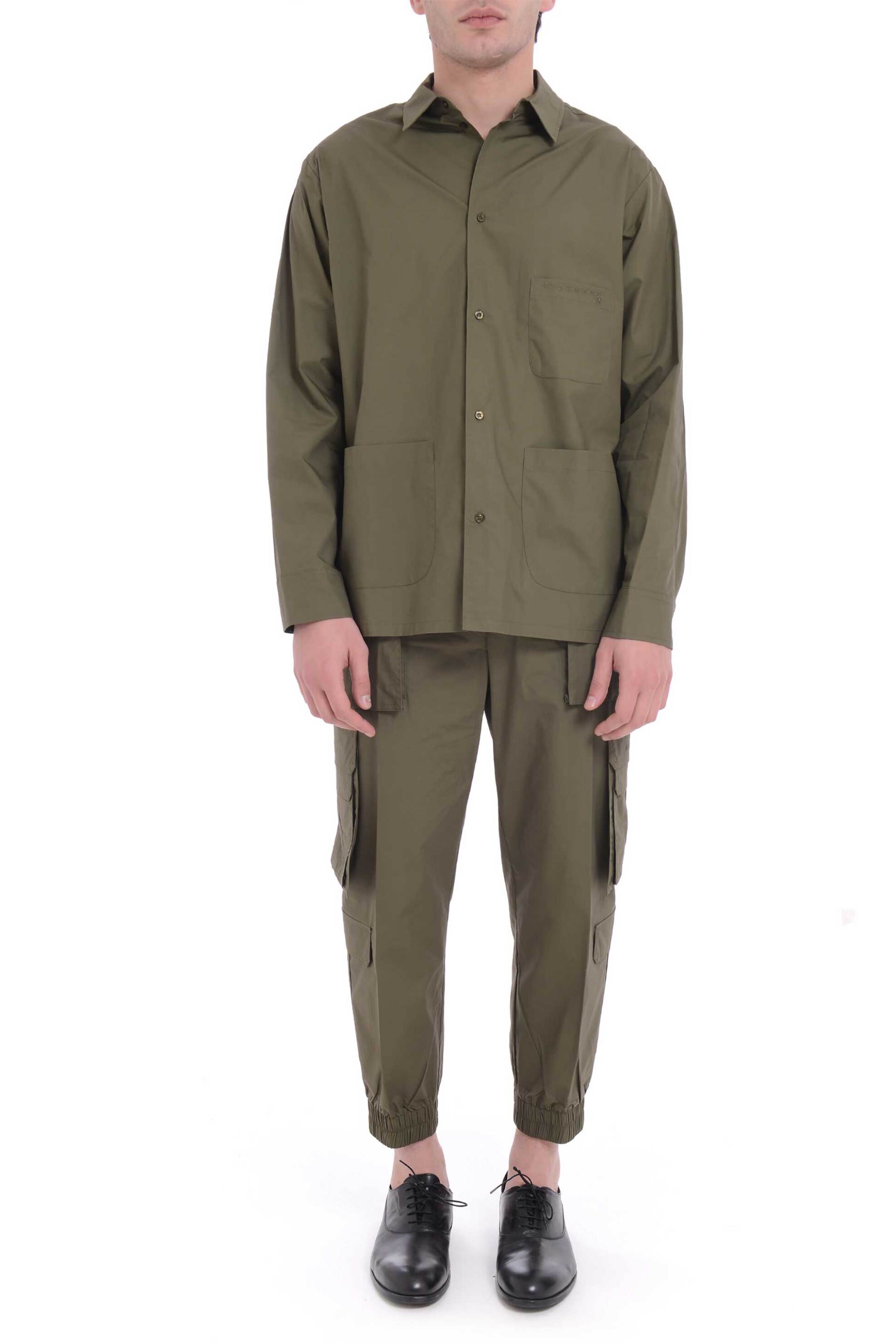 JOHN RICHMOND John Richmond ανδρικό παντελόνι cargo "Maclia" - UMP25227PA Λαδί
