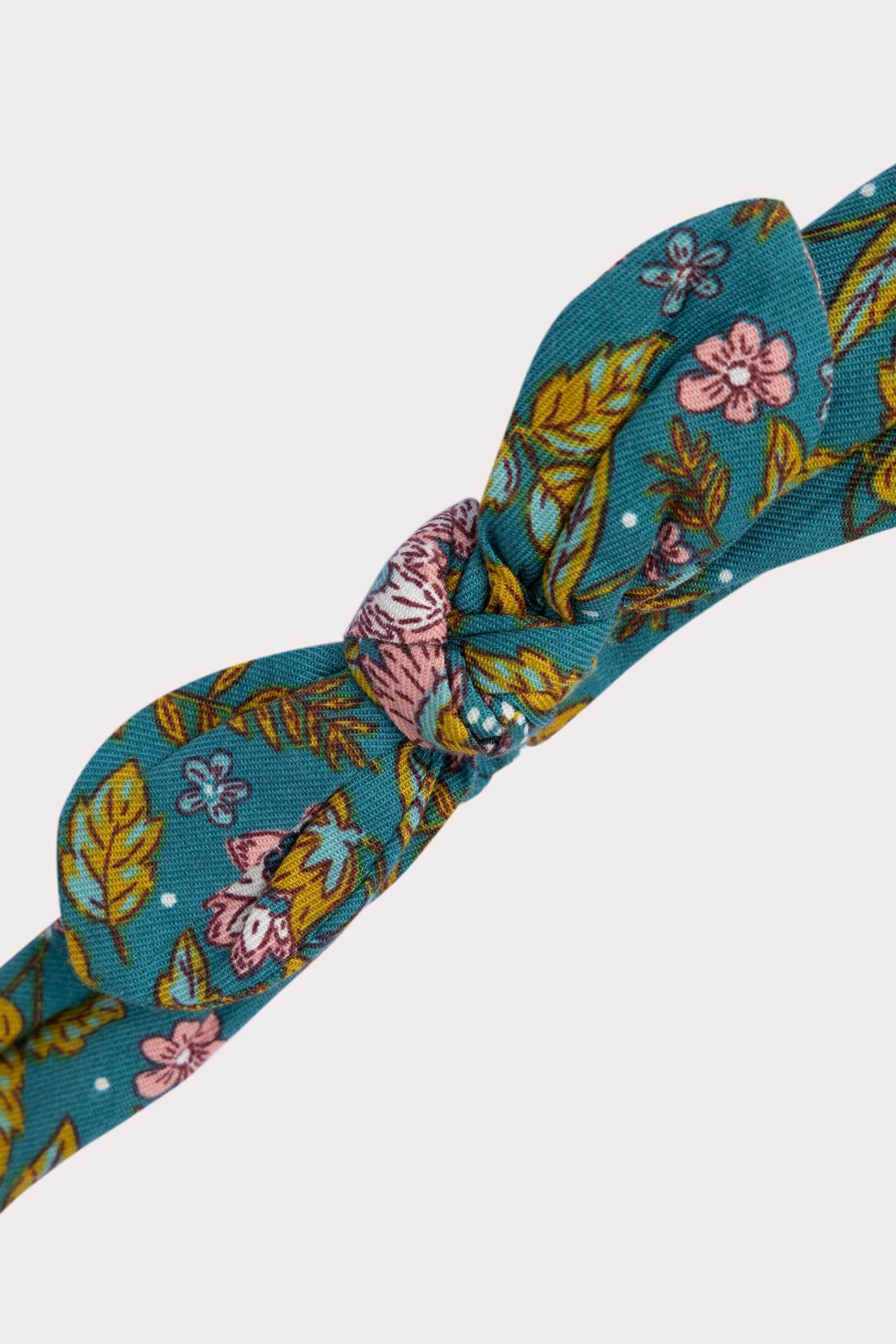 DPAM βρεφική κορδέλα Turquoise Floral - 351187 Τυρκουάζ φωτογραφία