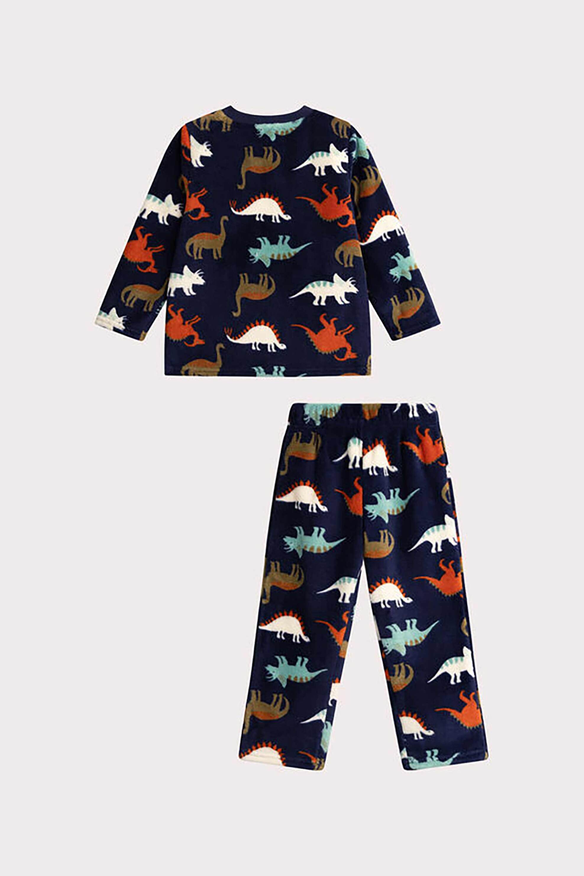DPAM σετ παιδικές πιτζάμες Navy Dinos - 351472 Μπλε Σκούρο