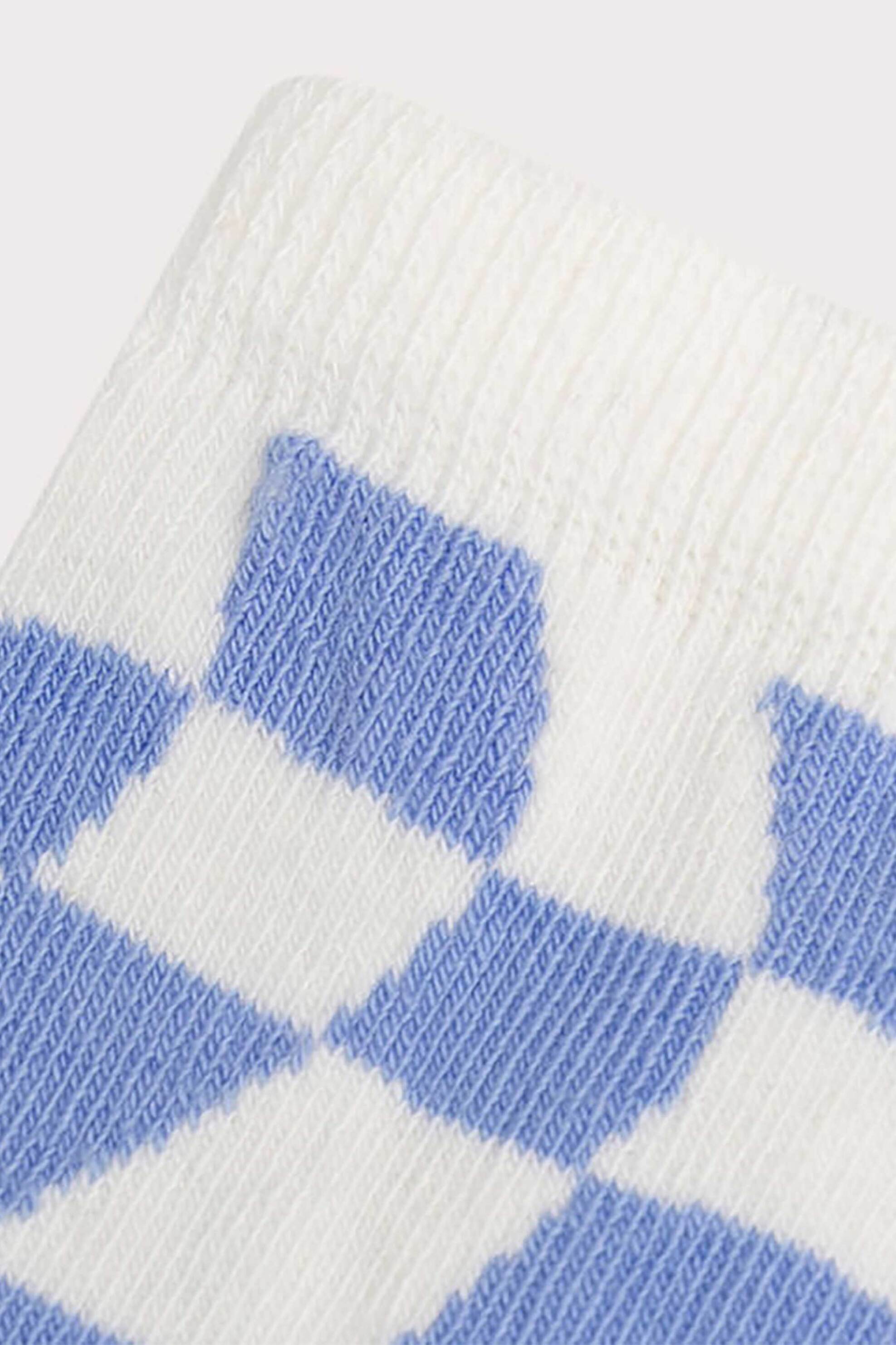 DPAM παιδικές κάλτσες για αγόρια "Abstract Blue" - 356104 Λευκό - Μπλε φωτογραφία