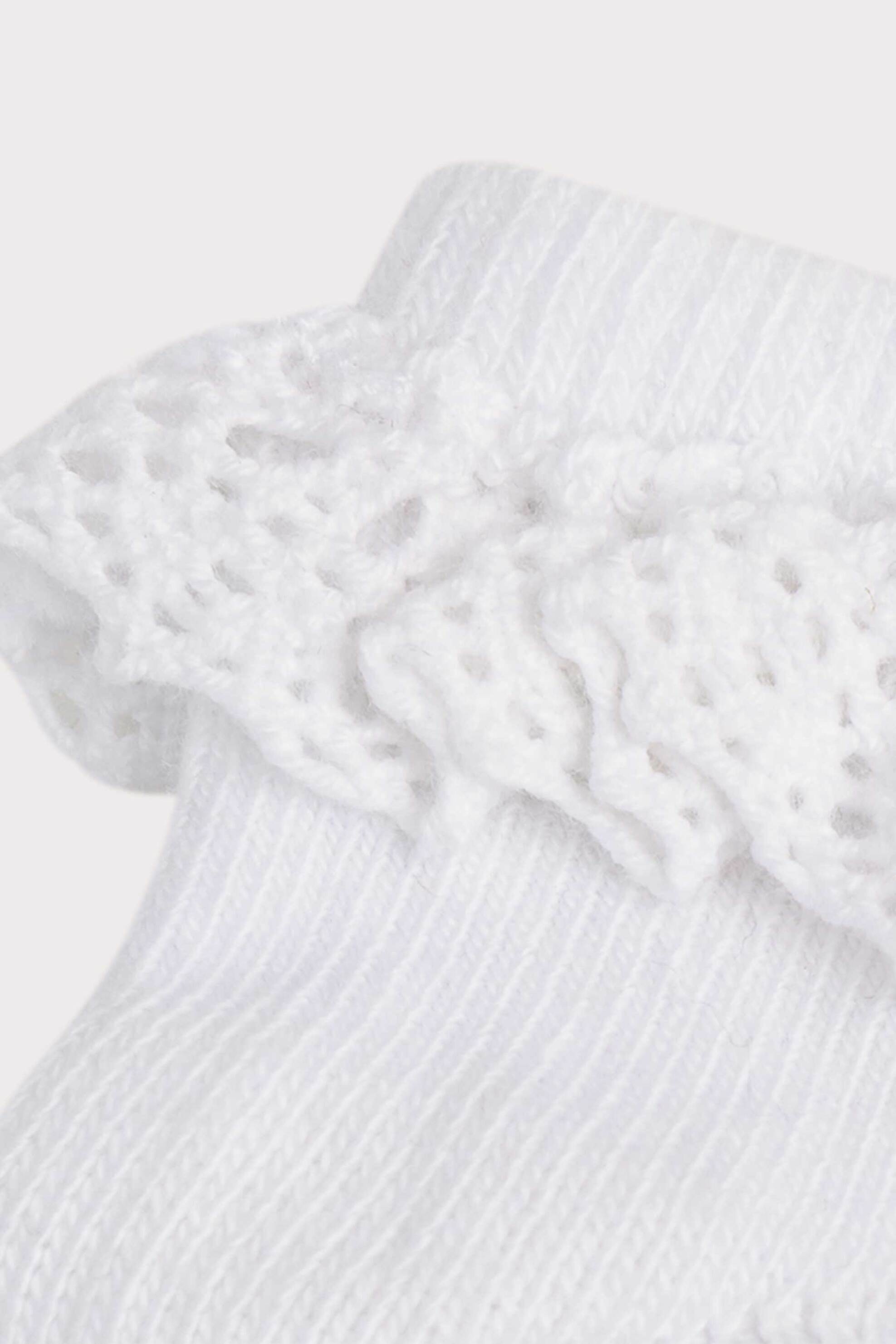 DPAM βρεφικές κάλτσες για κορίτσια "White Ruffles" - 356148 Λευκό φωτογραφία