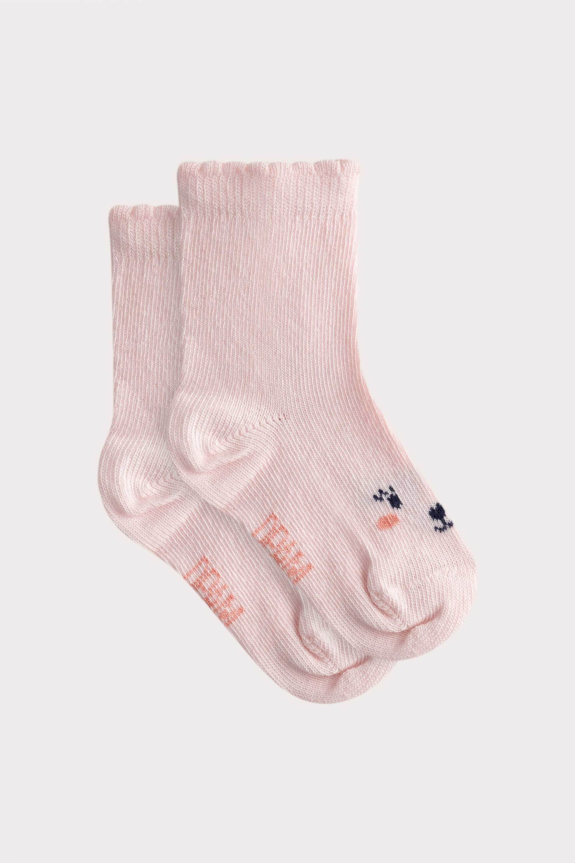 DPAM DPAM βρεφικές κάλτσες για κορίτσια "Baby Pink Company" - 356151 Ροζ Ανοιχτό