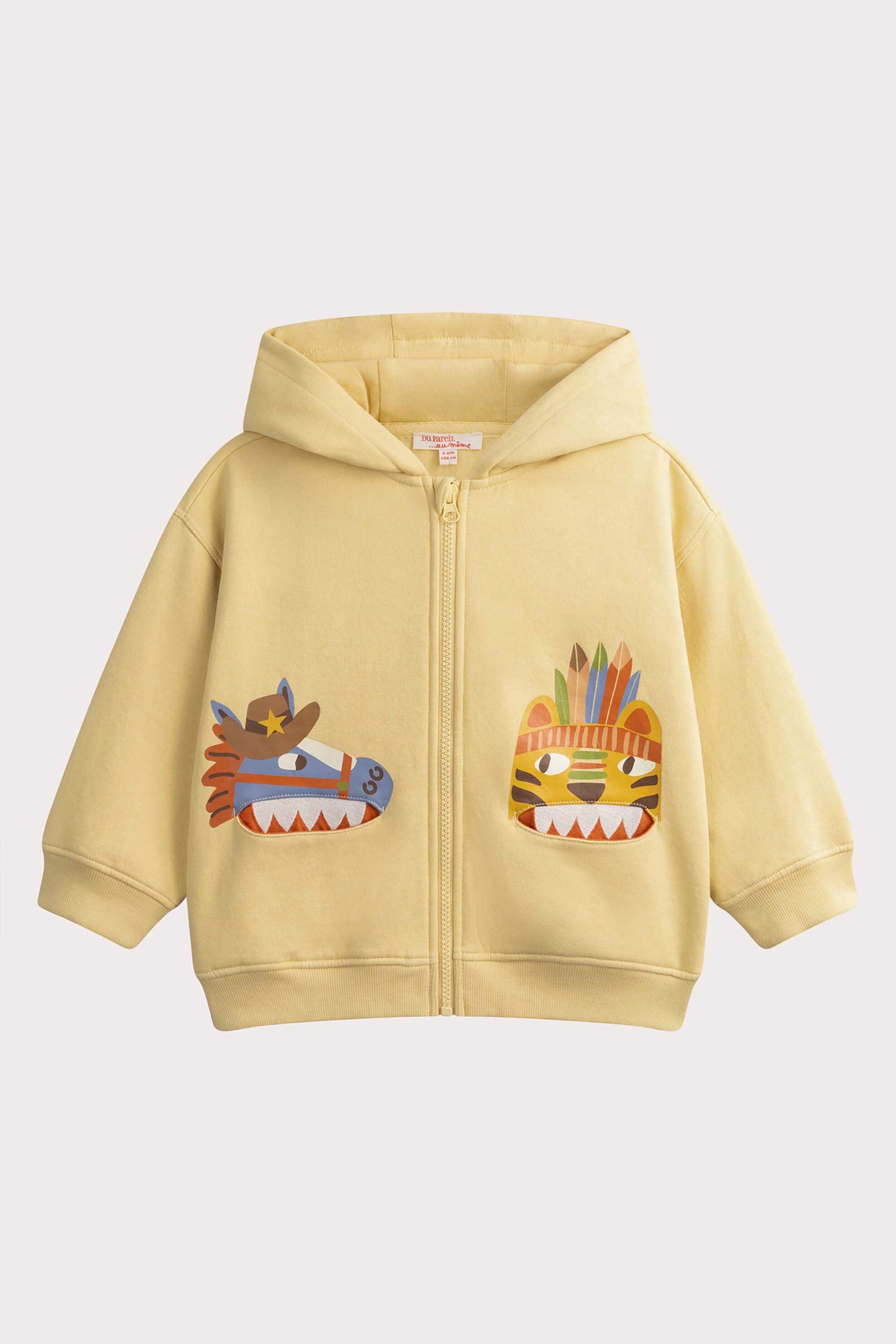 DPAM παιδική ζακέτα για αγόρια "Yellow Fleece" - 356369 Κίτρινο φωτογραφία