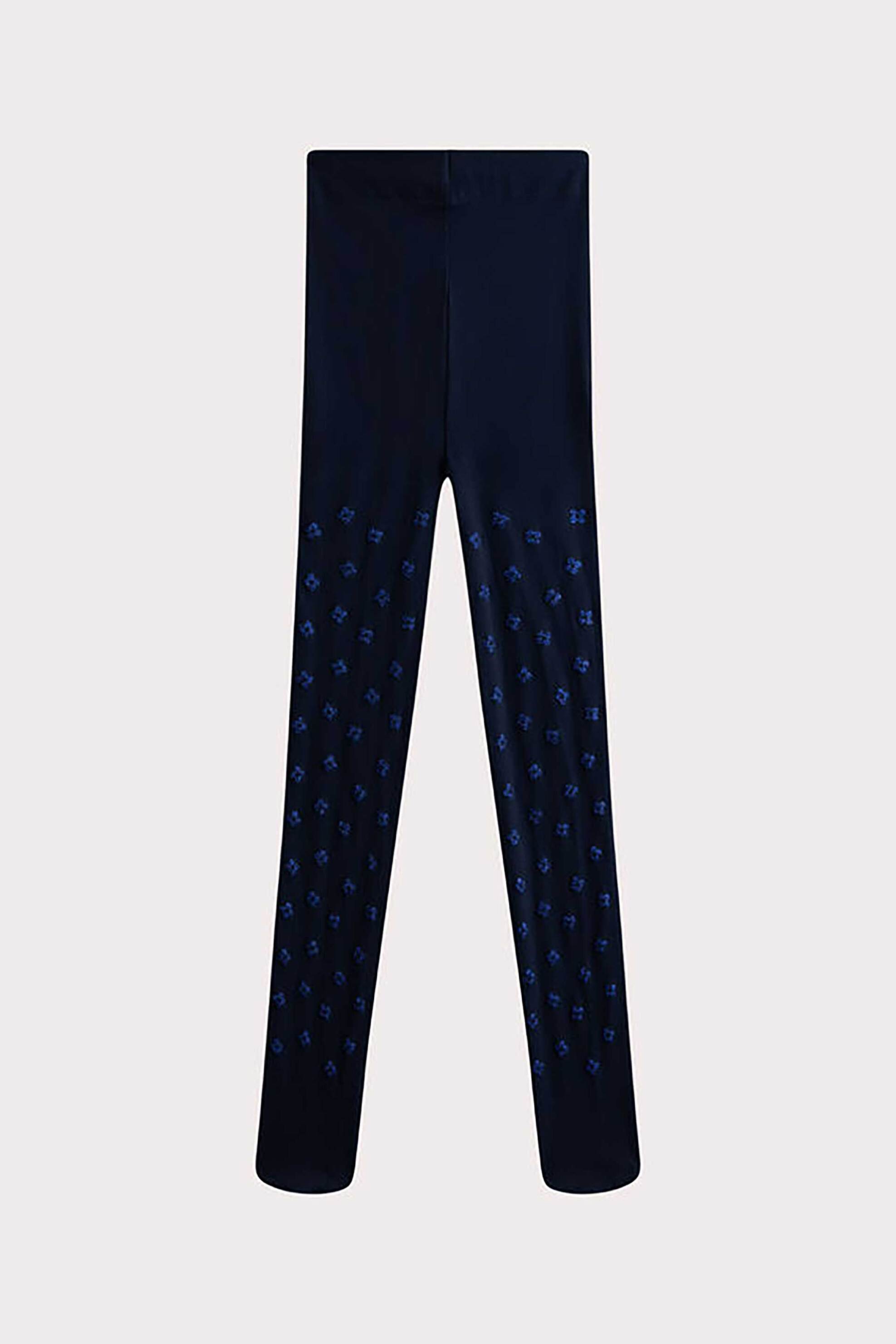 DPAM DPAM παιδικό καλσόν για κορίτσια "Navy Flowers" - 356631 Μπλε Σκούρο
