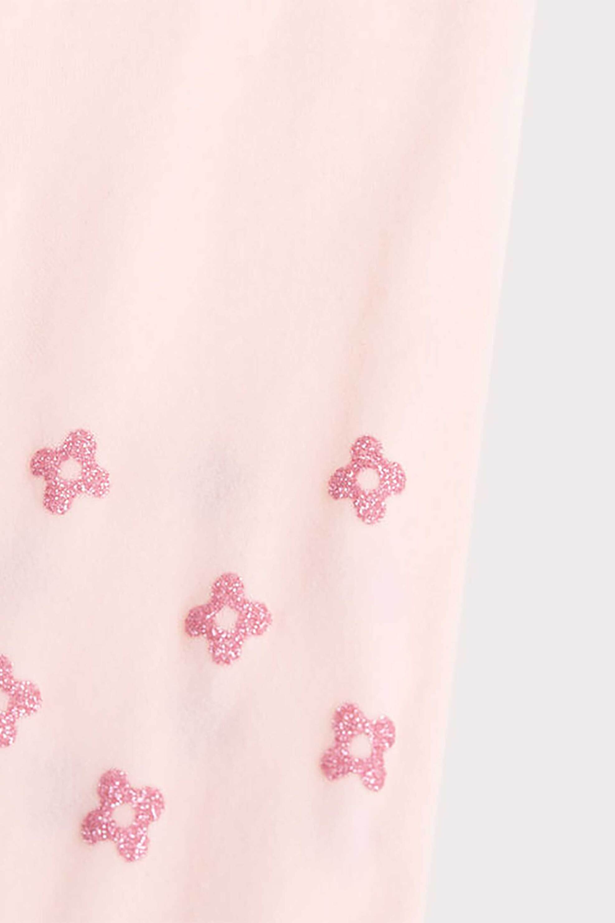 DPAM παιδικό καλσόν για κορίτσια "Pink Flowers" - 356639 Ροζ Ανοιχτό φωτογραφία