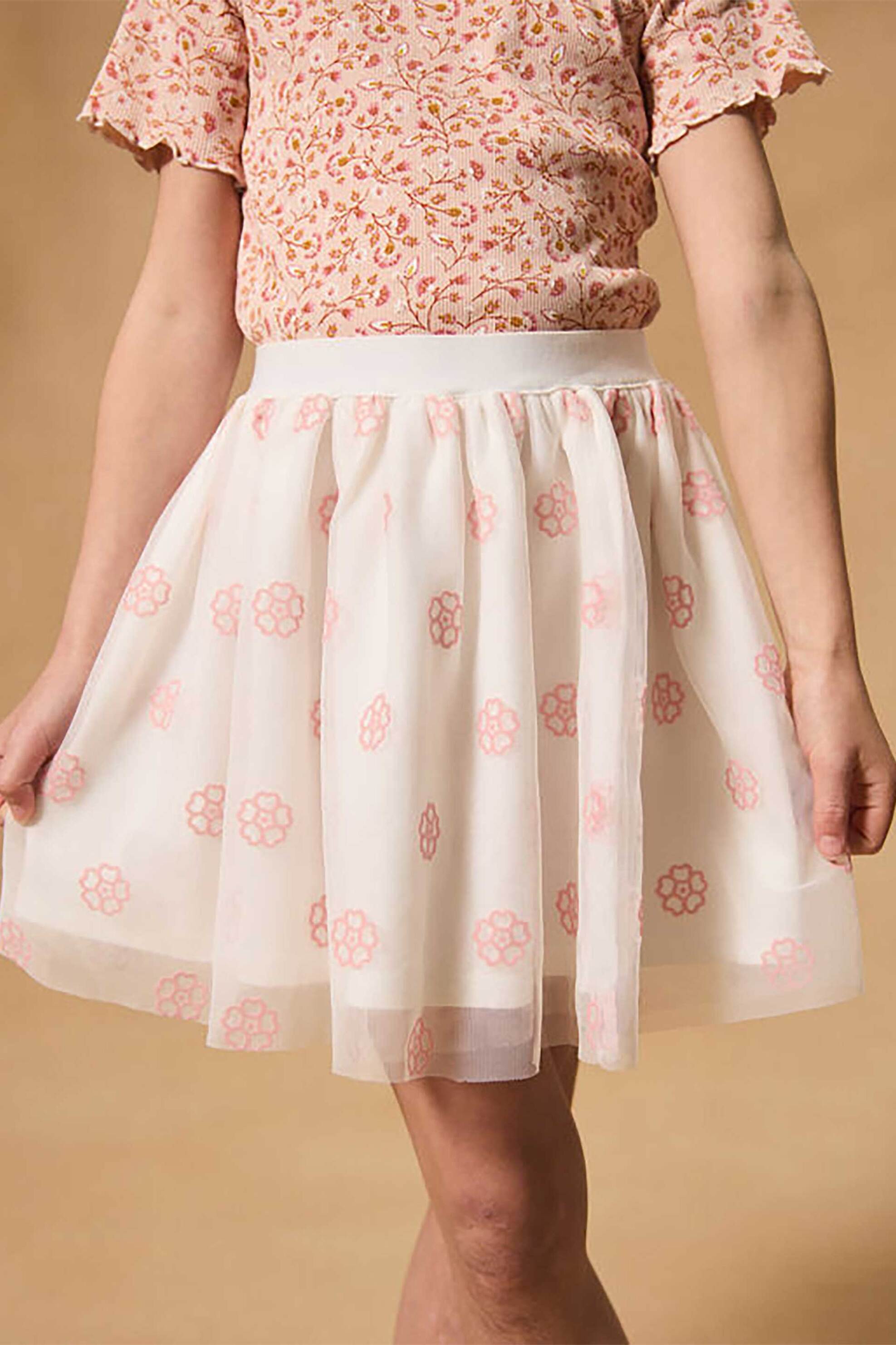 DPAM παιδική φούστα για κορίτσια "White Tulle" - 357746 Λευκό