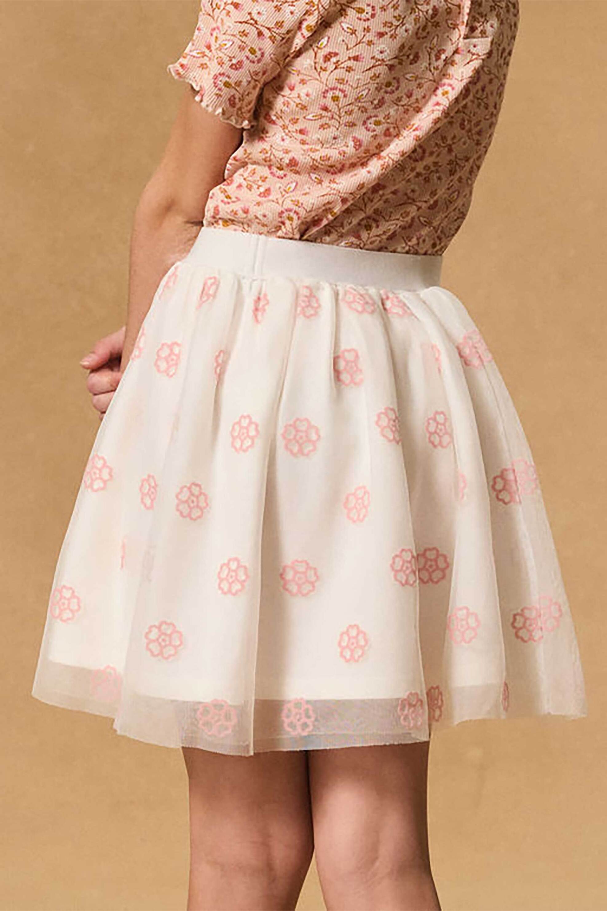 DPAM παιδική φούστα για κορίτσια "White Tulle" - 357746 Λευκό φωτογραφία
