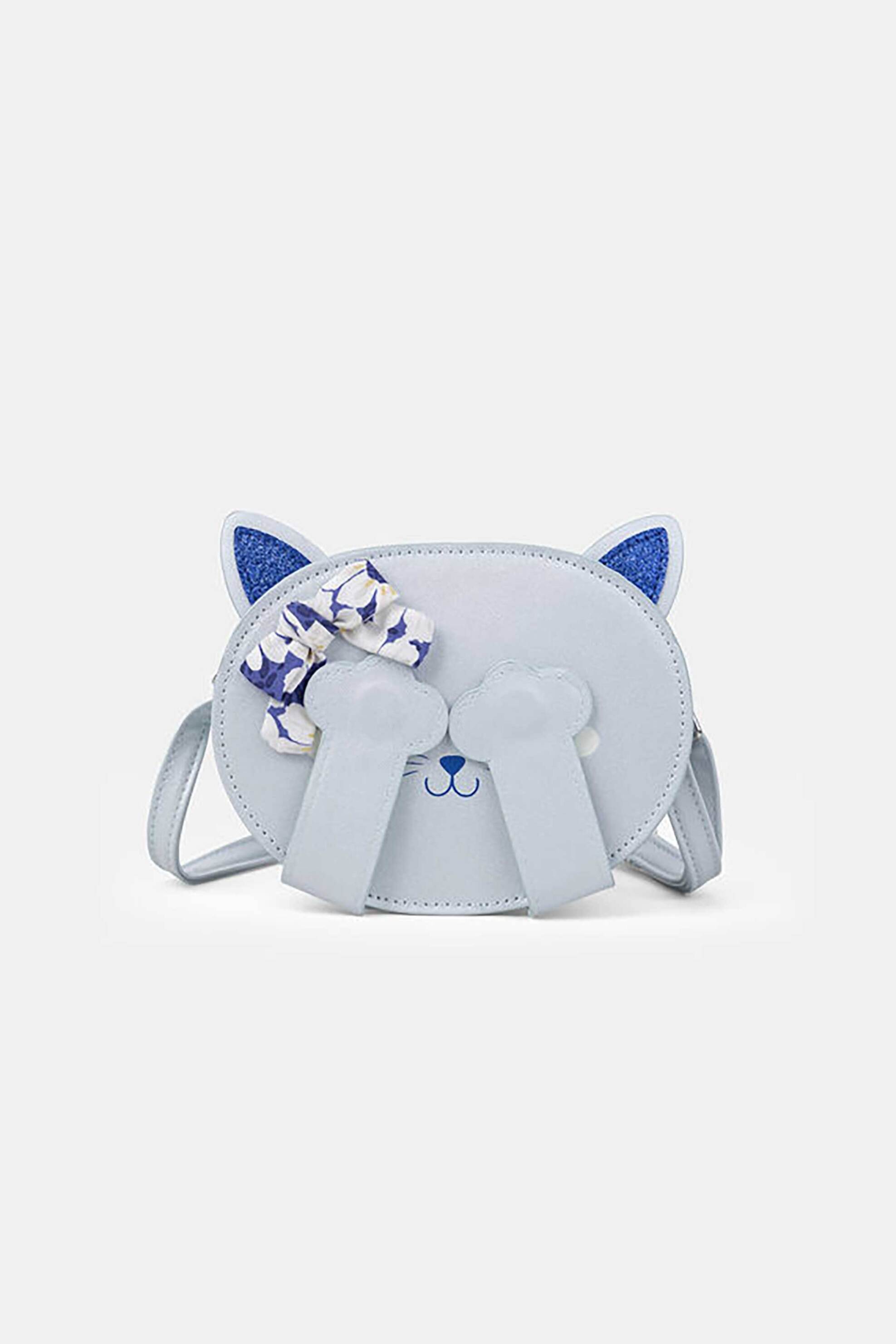 DPAM παιδική τσάντα για κορίτσια "Blue Kitten" - 357685 Γαλάζιο φωτογραφία