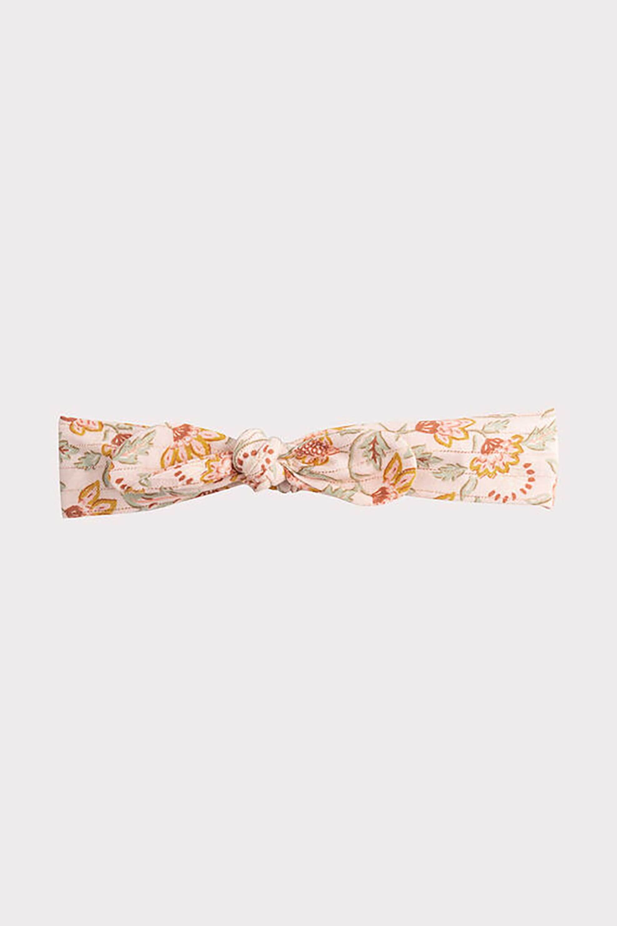 DPAM DPAM βρεφική κορδέλα για κορίτσια "Orange Floral" - 357515 Μπεζ