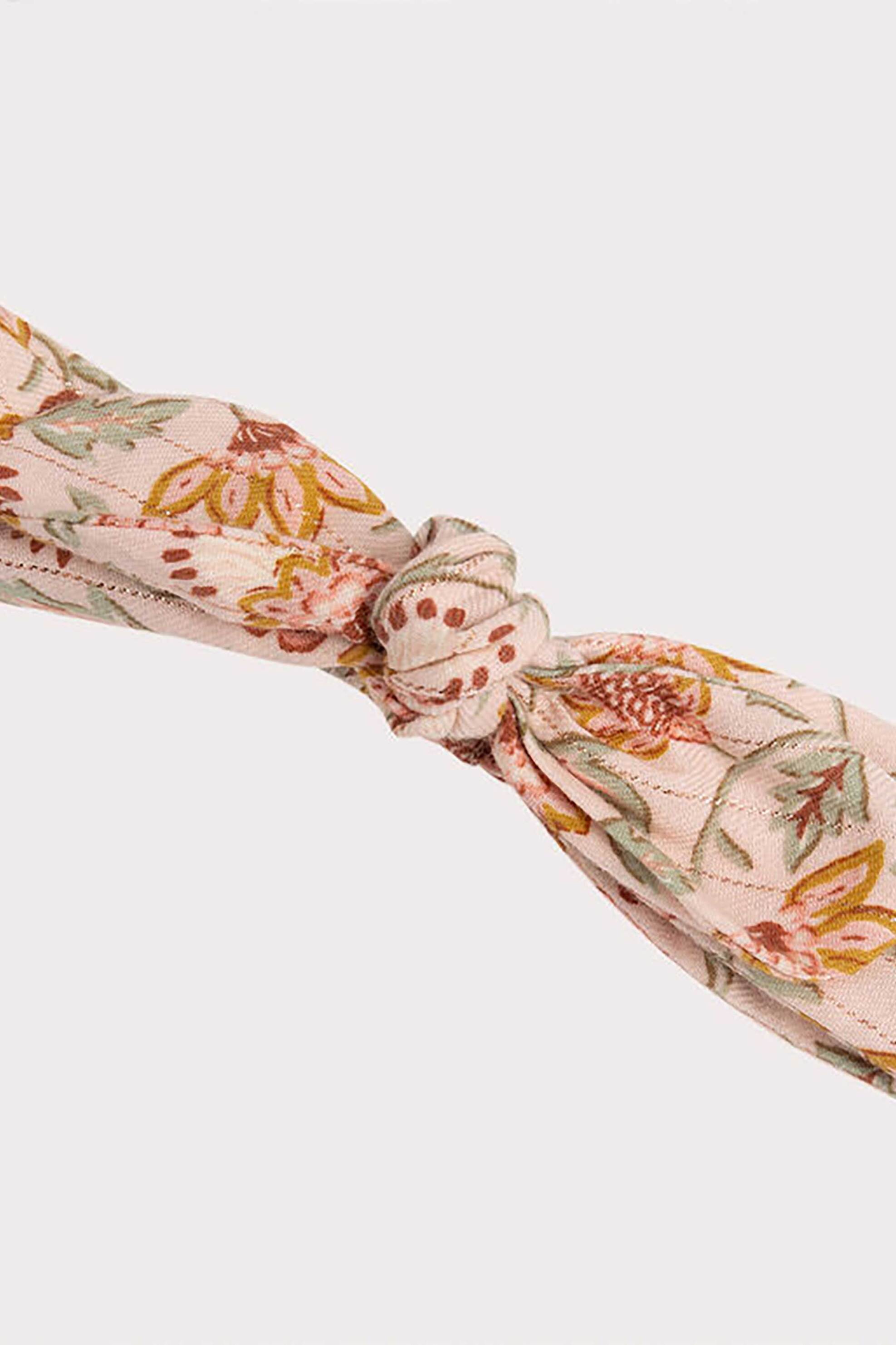 DPAM βρεφική κορδέλα για κορίτσια "Orange Floral" - 357515 Μπεζ φωτογραφία