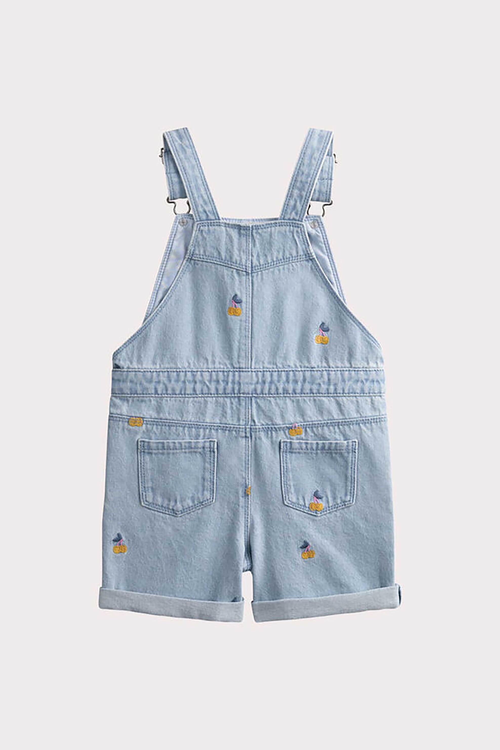 DPAM παιδική σαλοπέτα για κορίτσια "Denim Cherries" - 360281 Denim Blue Ανοιχτό φωτογραφία